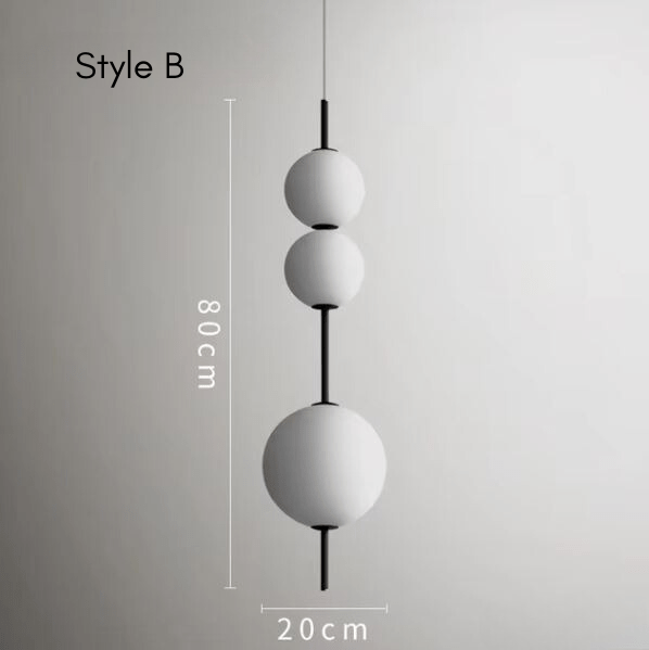 Freyza - OrbitalGlow | Modern Elegant Metal Glass Kitchen Pendant Lighting