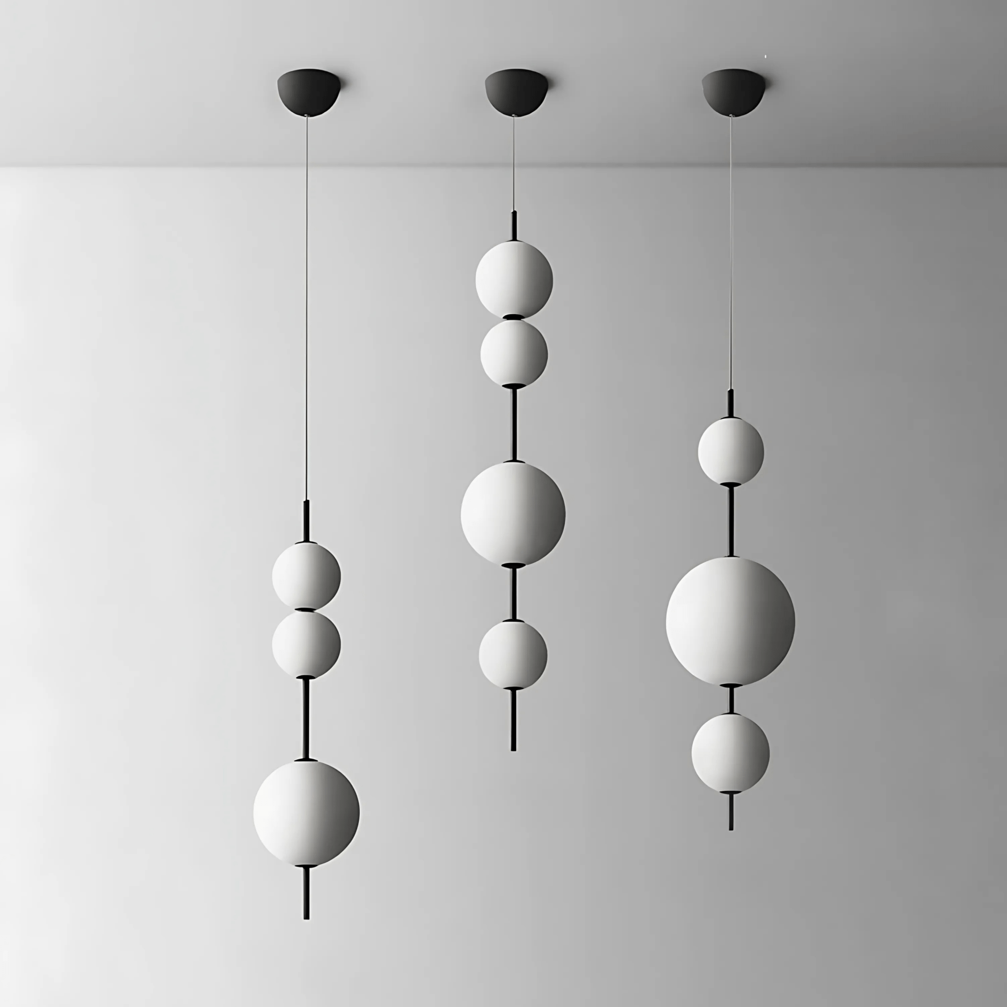 Freyza - OrbitalGlow | Modern Elegant Metal Glass Kitchen Pendant Lighting
