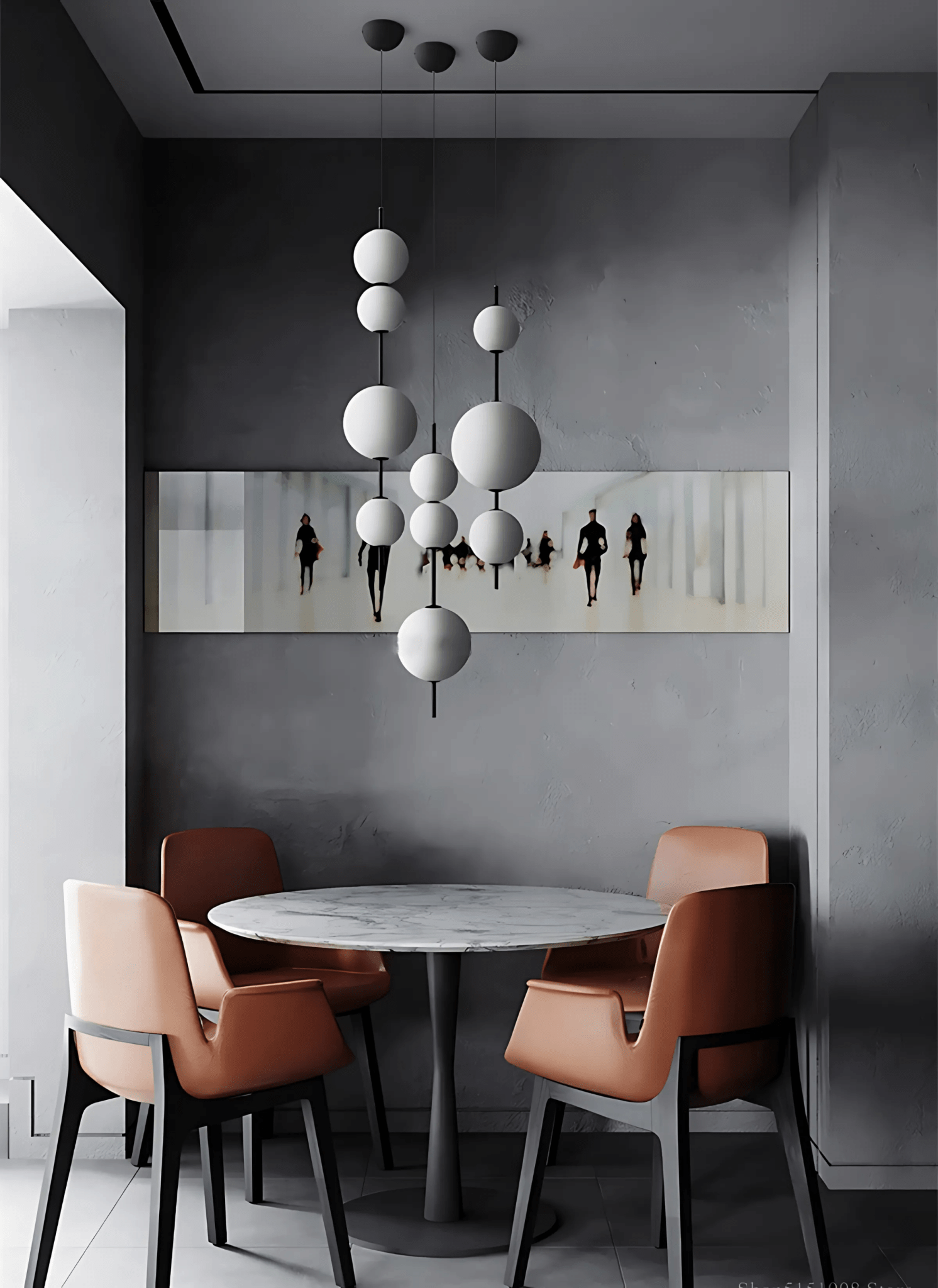 Freyza - OrbitalGlow | Modern Elegant Metal Glass Kitchen Pendant Lighting