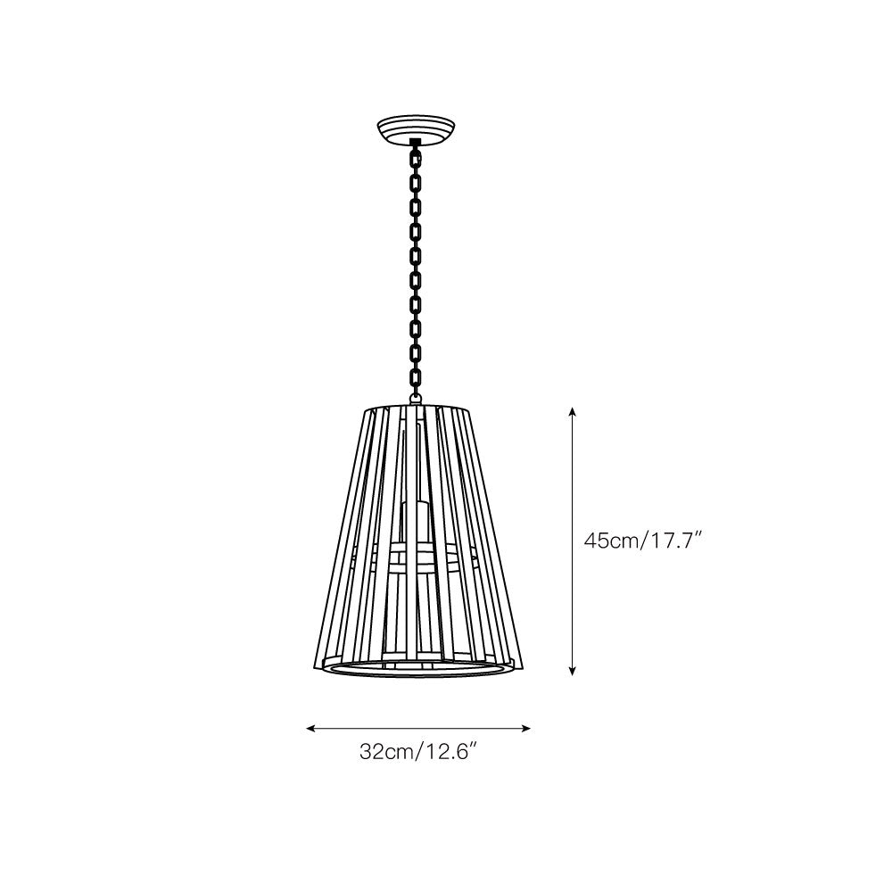 Freyza | Avsolel Wooden Pendant Wood Pendant Light – Kitchen Dining Room