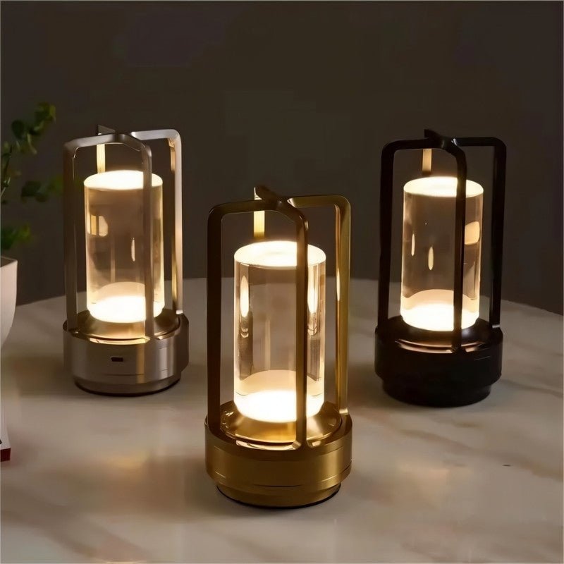 OrenaLight | Stylish Rechargeable Aluminum Table Lamp with Dimming 8