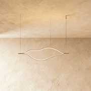 Freyza - OrisLight | Modern Black LED Chandelier with Organic Design