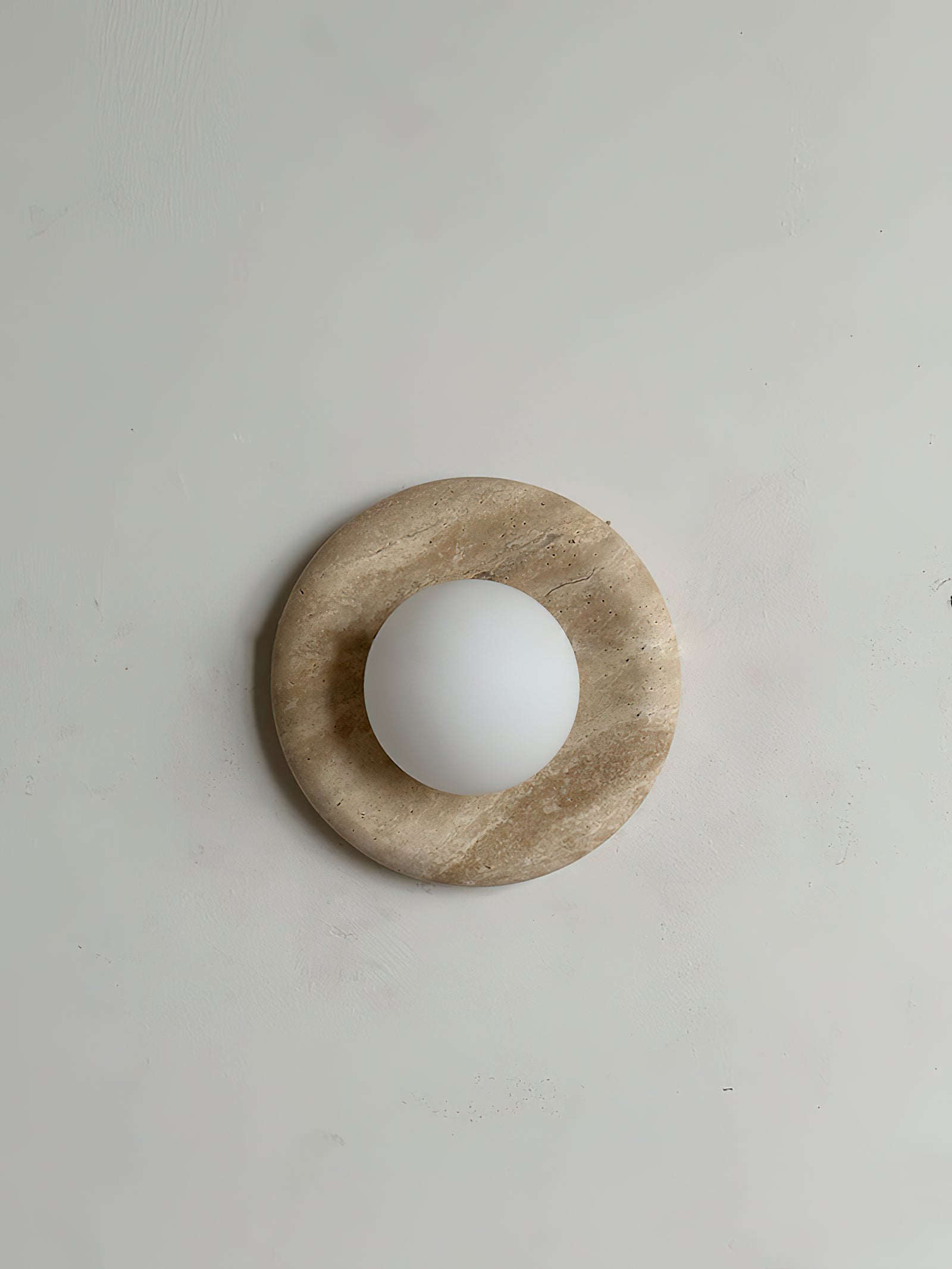 Freyza | Orli Travertine Sconce Wall Light – Bedroom Hallway