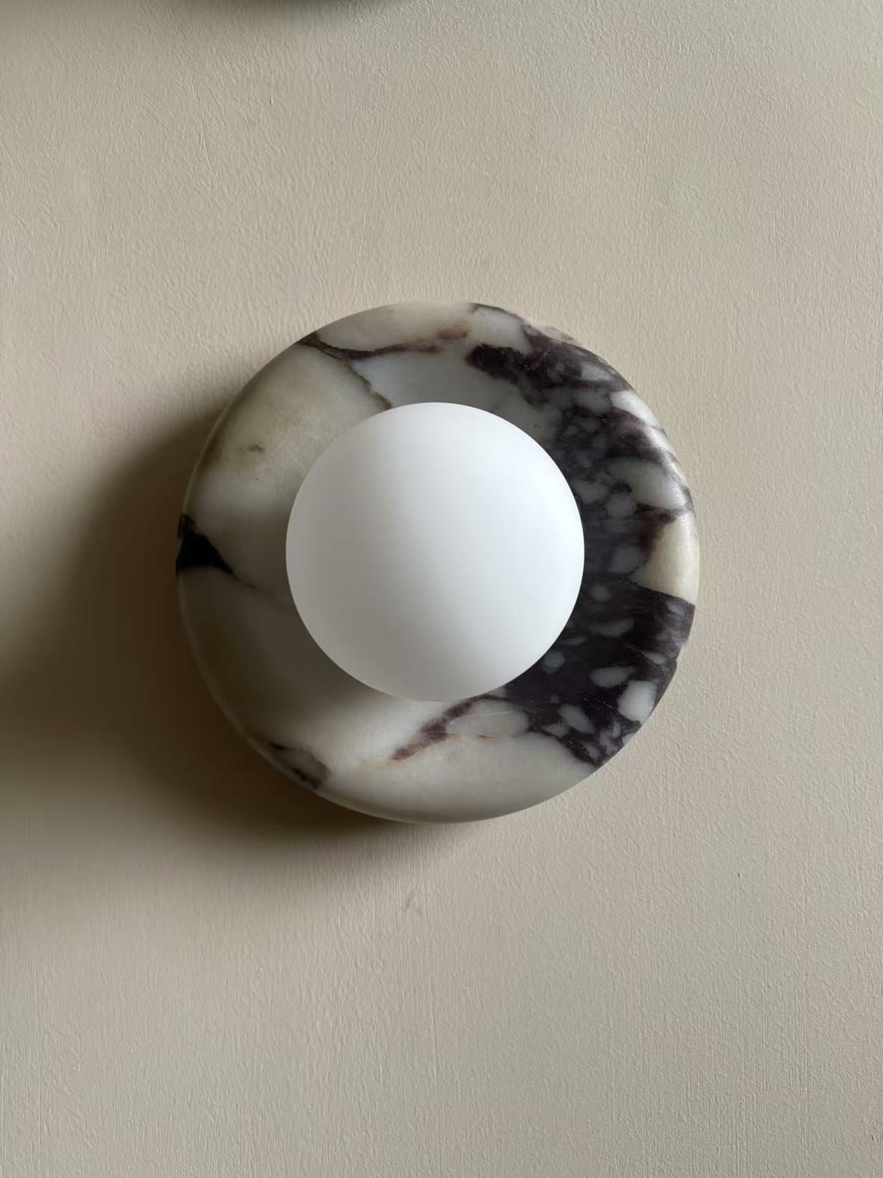 Freyza | Applique murale en marbre Zoraean – Lampe murale pour chambre et couloir
