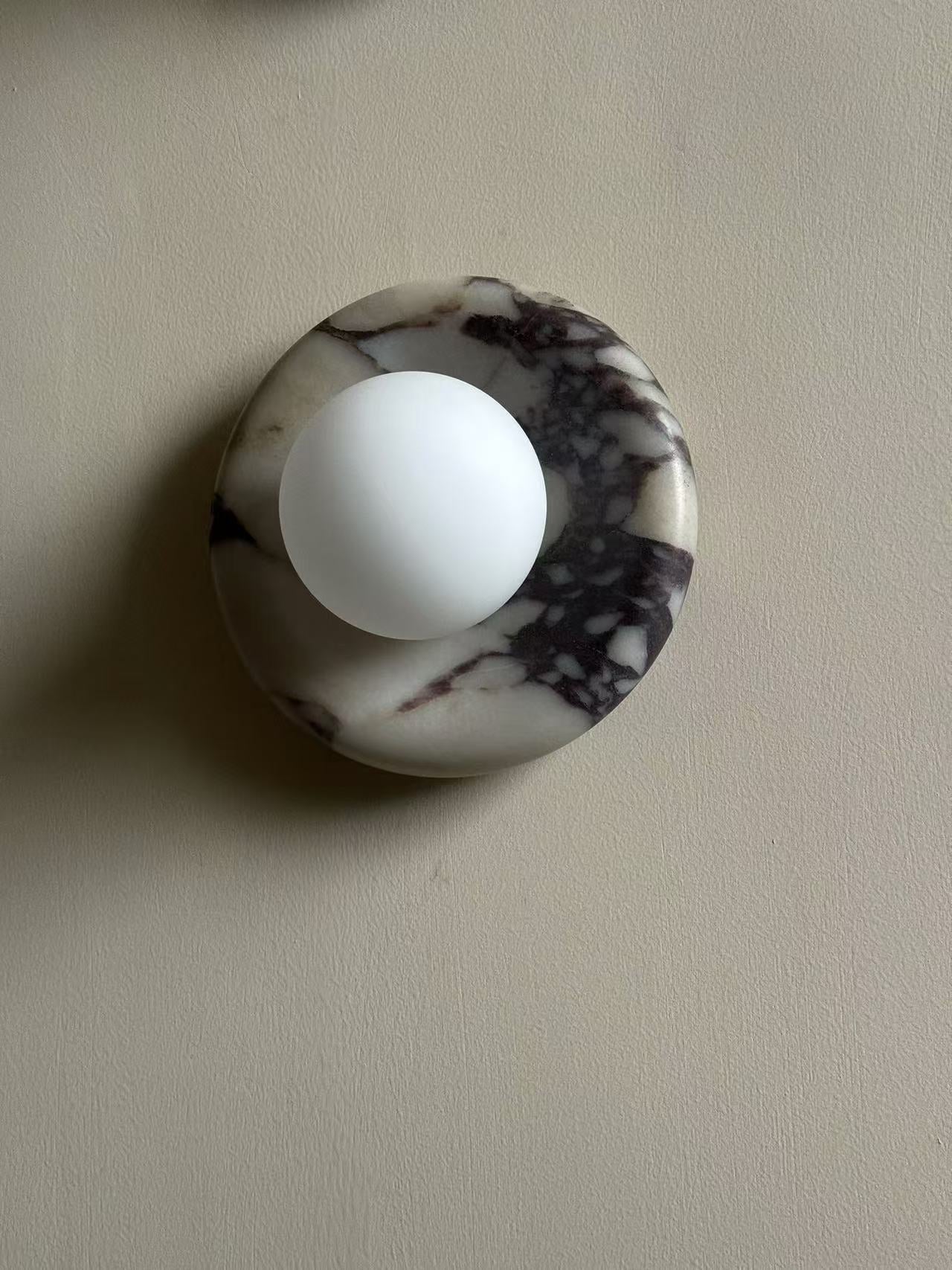 Freyza | Applique murale en marbre Zoraean – Lampe murale pour chambre et couloir