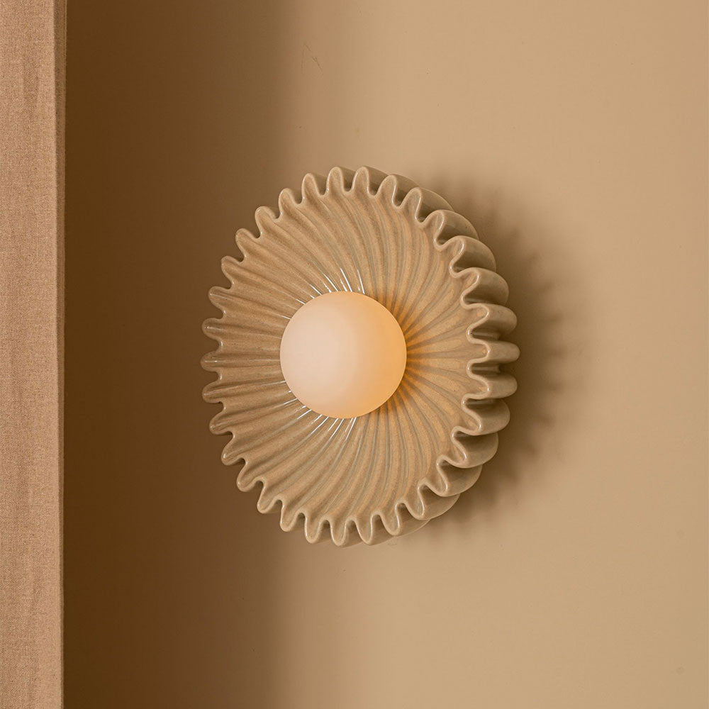 Freyza | Ivvinen Elegance Marmor-Glas-Marmor-Wandleuchte – Schlafzimmer, Flur
