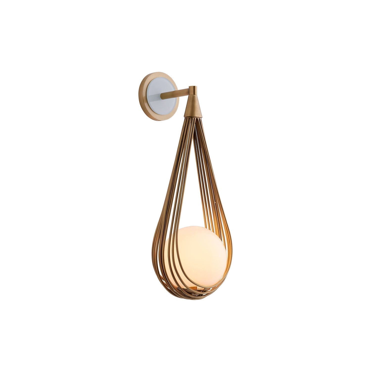 Freyza | Zemirir Brass Glass Brass Glass Wall Light – Bedroom Hallway
