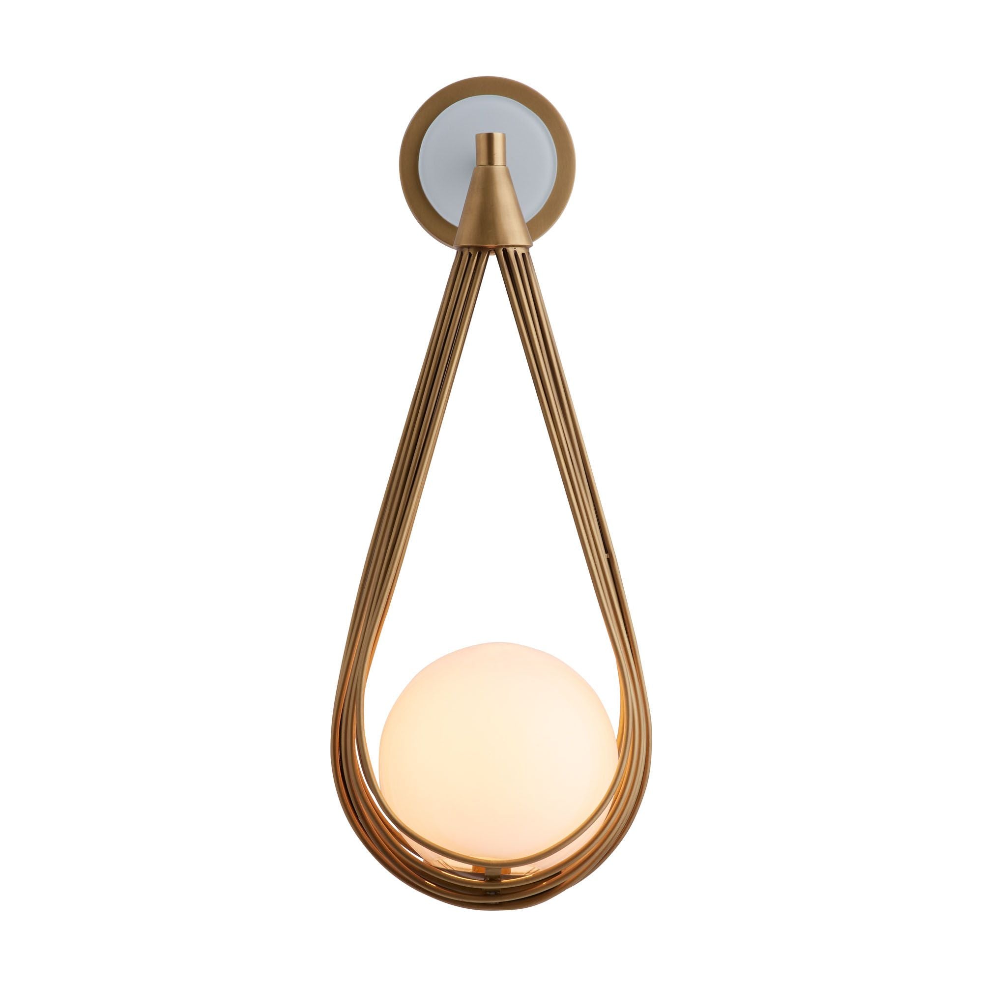 Freyza | Zemirir Brass Glass Brass Glass Wall Light – Bedroom Hallway
