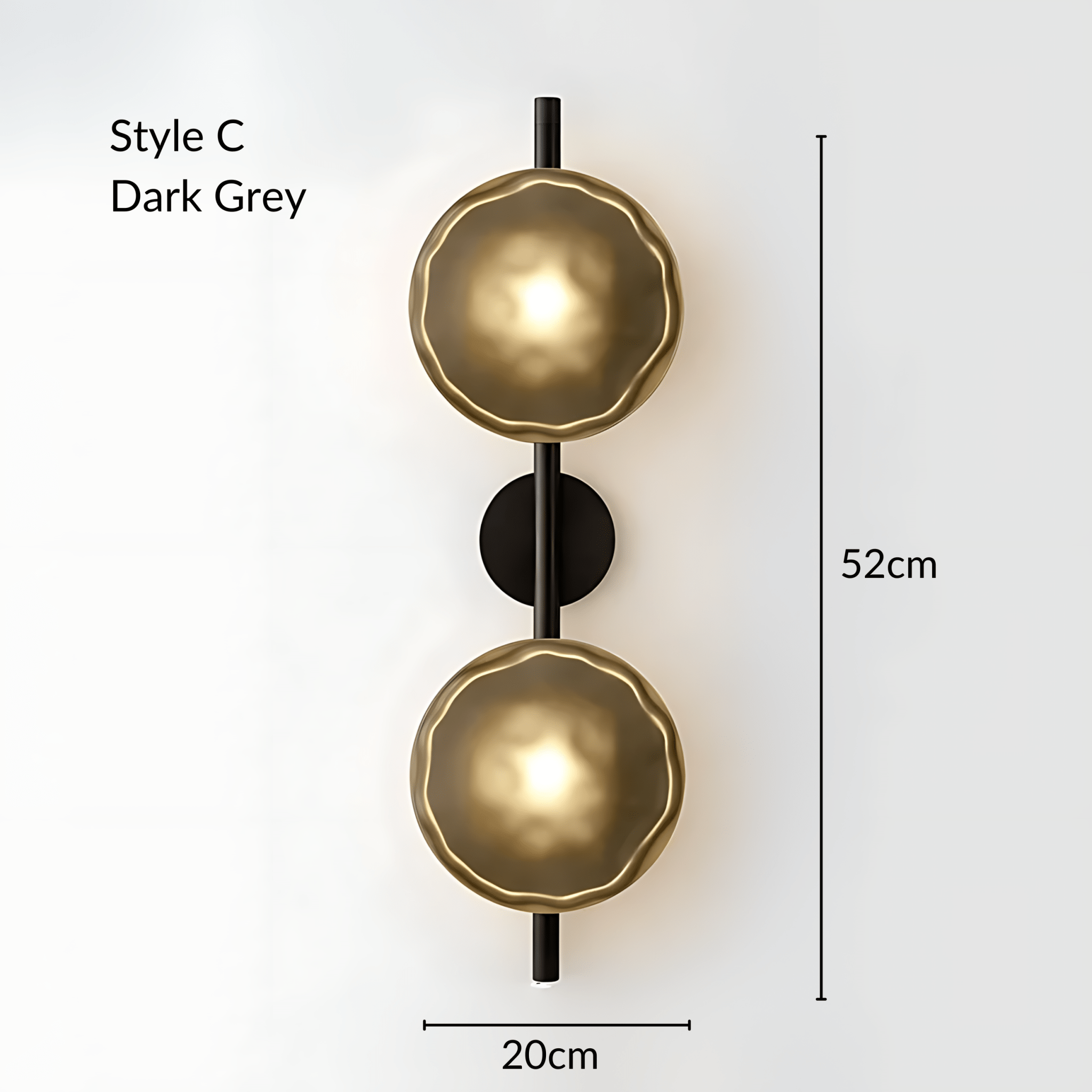 OysterGlow | Elegant Organic Glass Wall Lamp for Sophisticated Ambiance 10