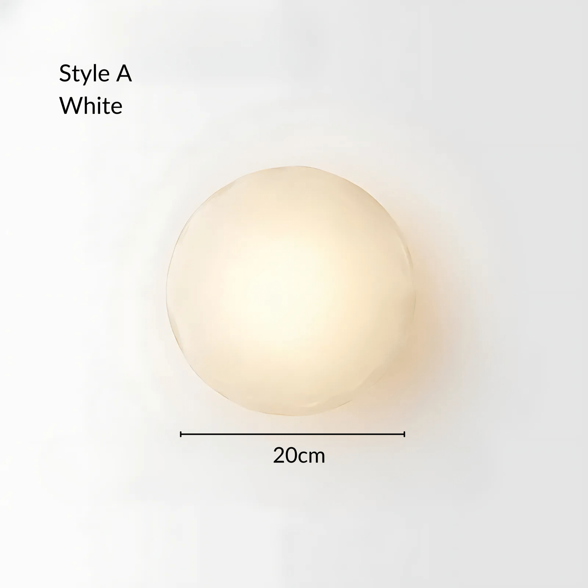 OysterGlow | Elegant Organic Glass Wall Lamp for Sophisticated Ambiance 14