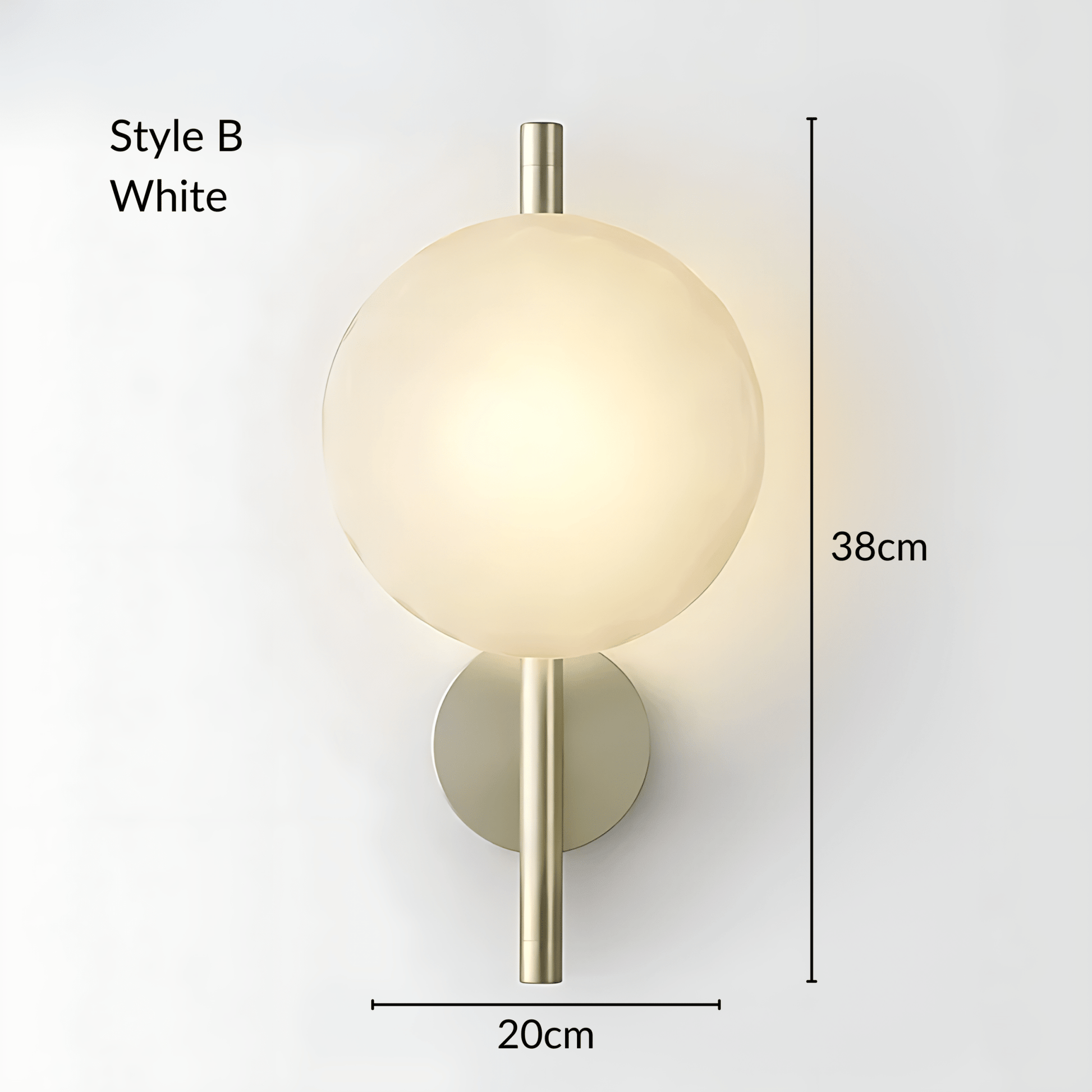 OysterGlow | Elegant Organic Glass Wall Lamp for Sophisticated Ambiance 16