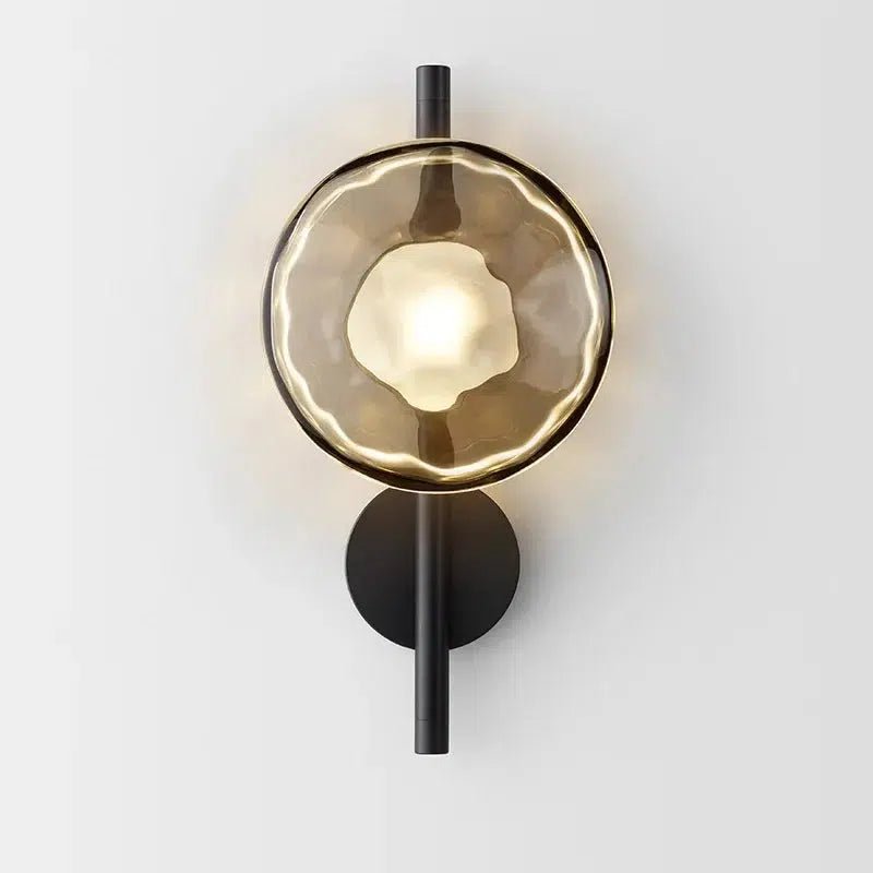 OysterGlow | Elegant Organic Glass Wall Lamp for Sophisticated Ambiance 8