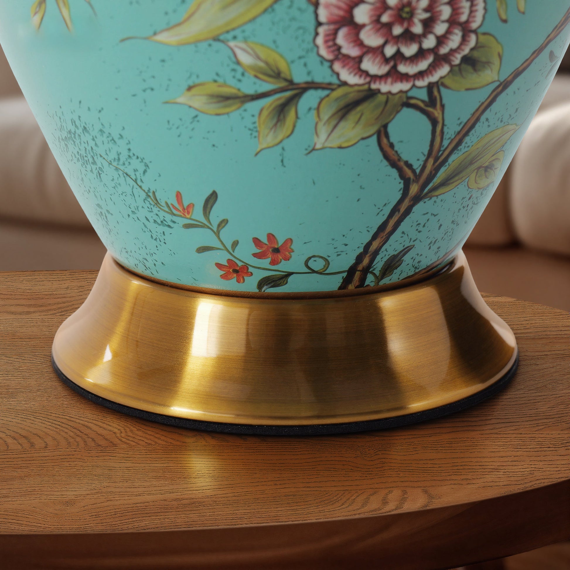 Ceramic Elegance | Timeless Hand-Painted Chinoiserie Table Lamp Collection 10