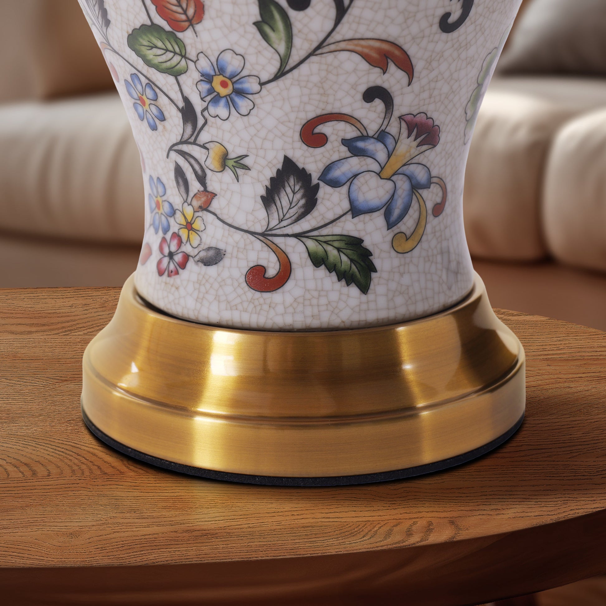Porcelain Elegance | Timeless Hand-Painted Chinoiserie Table Lamp 10