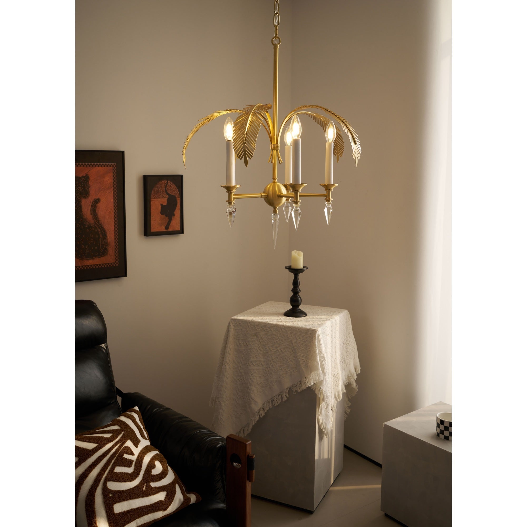 Freyza | Italis Frond Chandelier Chandelier – Dining Room Living Room