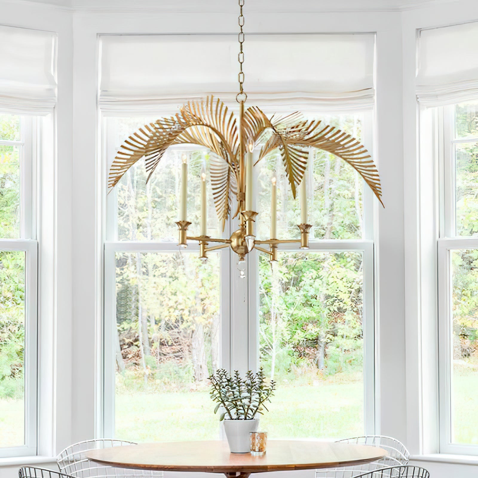 Freyza | Italis Frond Chandelier Chandelier – Dining Room Living Room