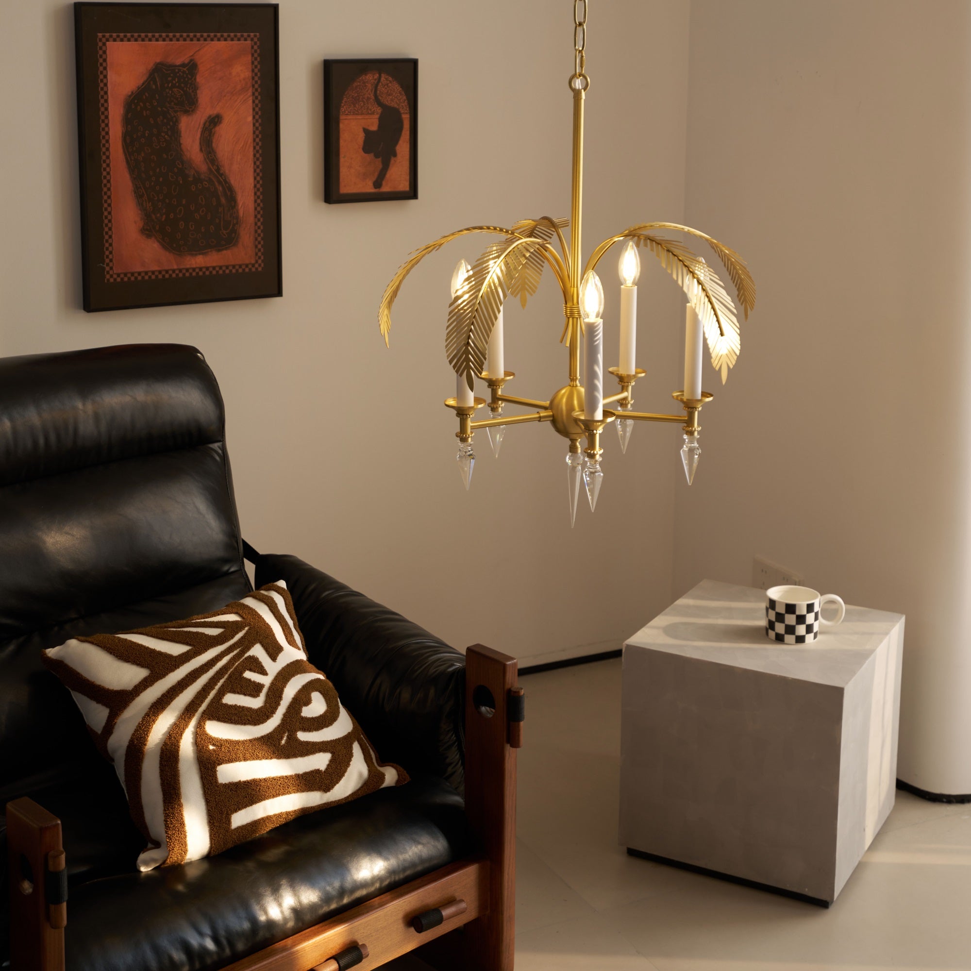 Freyza | Italis Frond Chandelier Chandelier – Dining Room Living Room