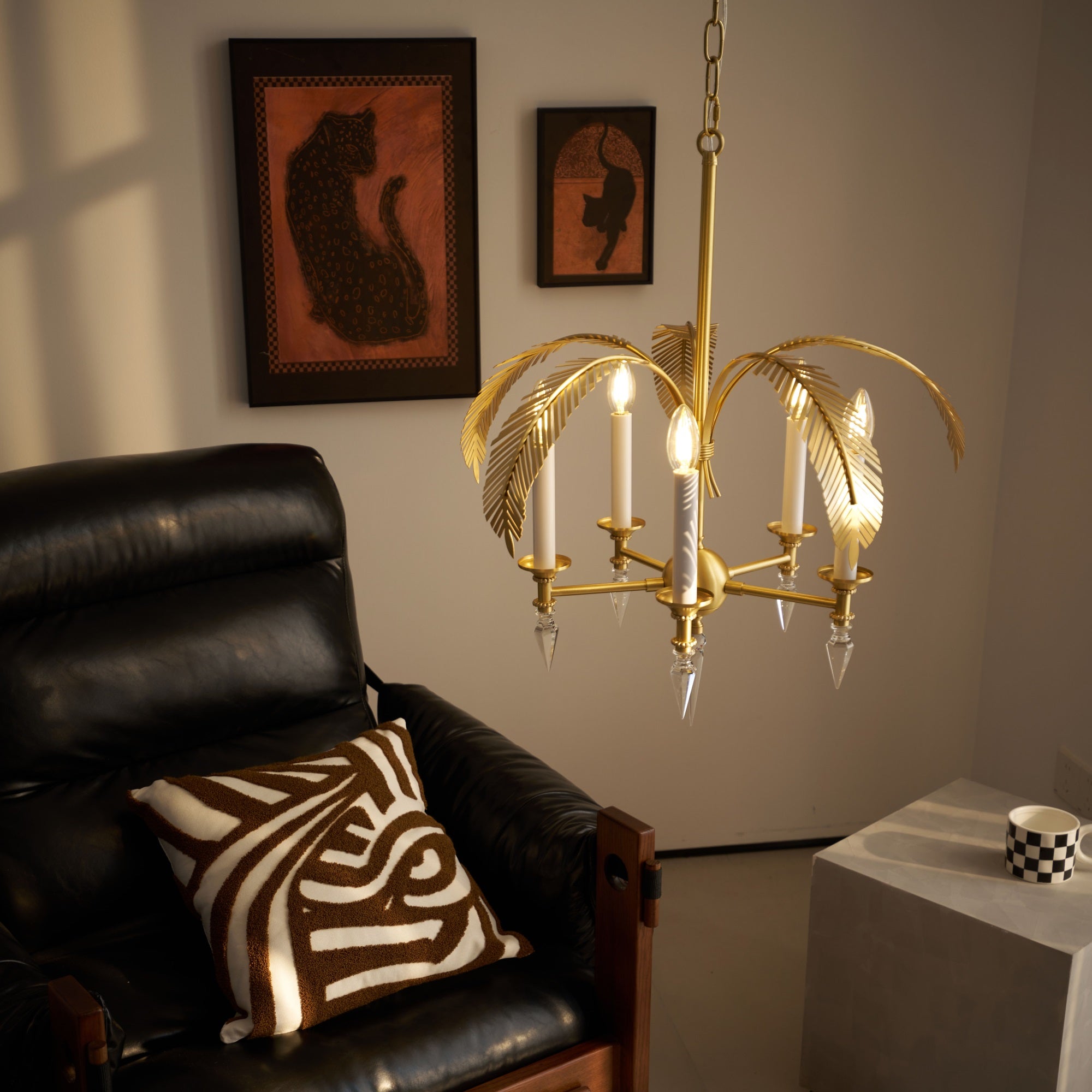 Freyza | Italis Frond Chandelier Chandelier – Dining Room Living Room