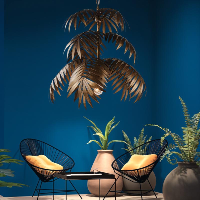 Freyza - Palmae | Elegante tropische Blattmoderner Kronleuchter