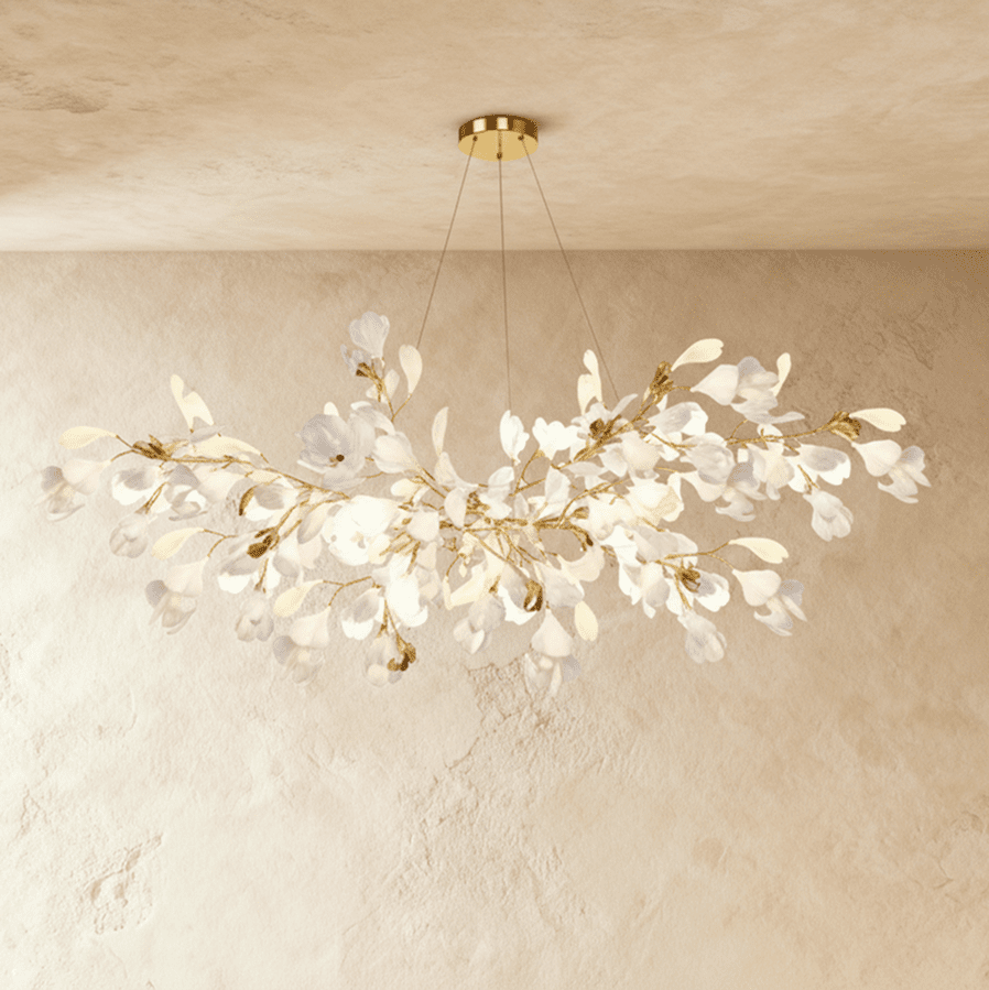 Freyza - PanraLeaf | Elegant Modern Acrylic and Ceramic Chandelier
