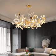 Freyza - PanraLeaf | Elegant Modern Acrylic and Ceramic Chandelier