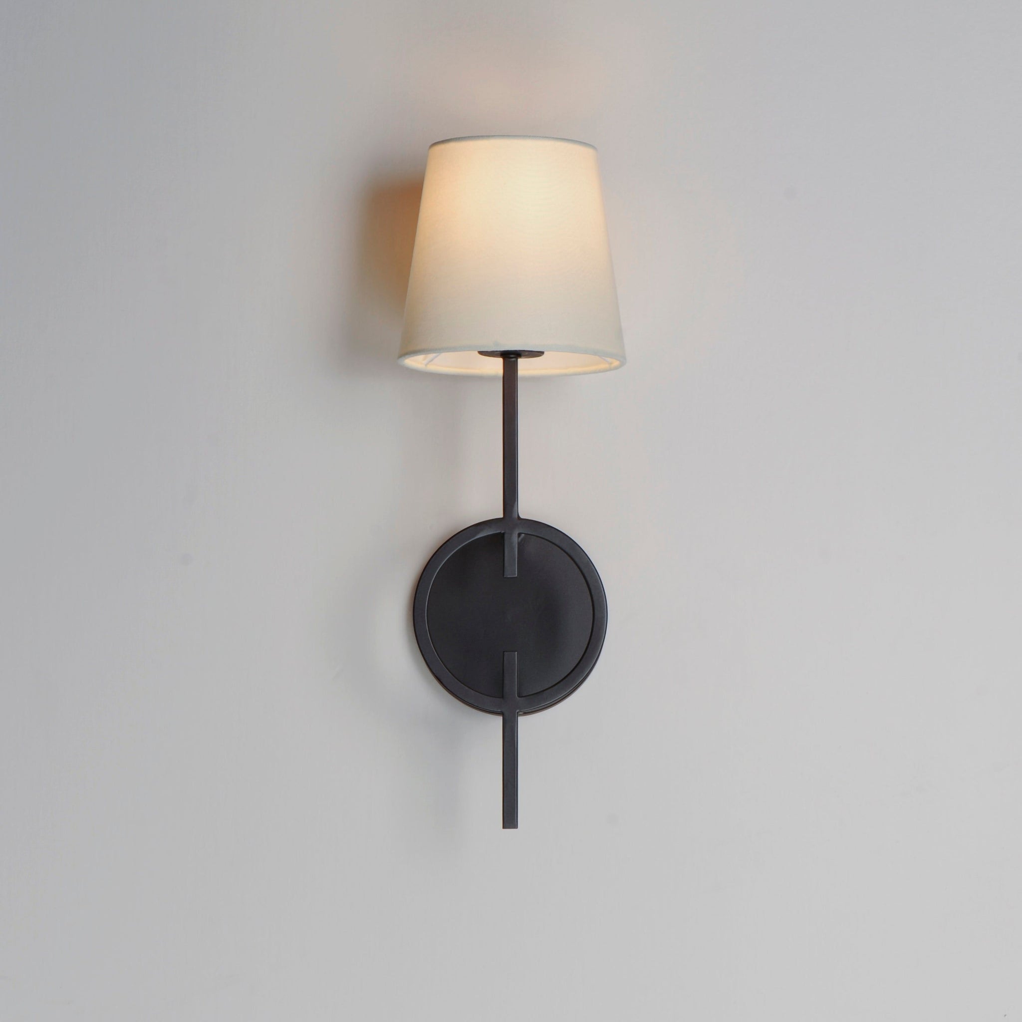 Freyza | Evtalila elegante Vintage-Wandleuchte aus schwarzem Stoff – Vintage-Schlafzimmer und Flur