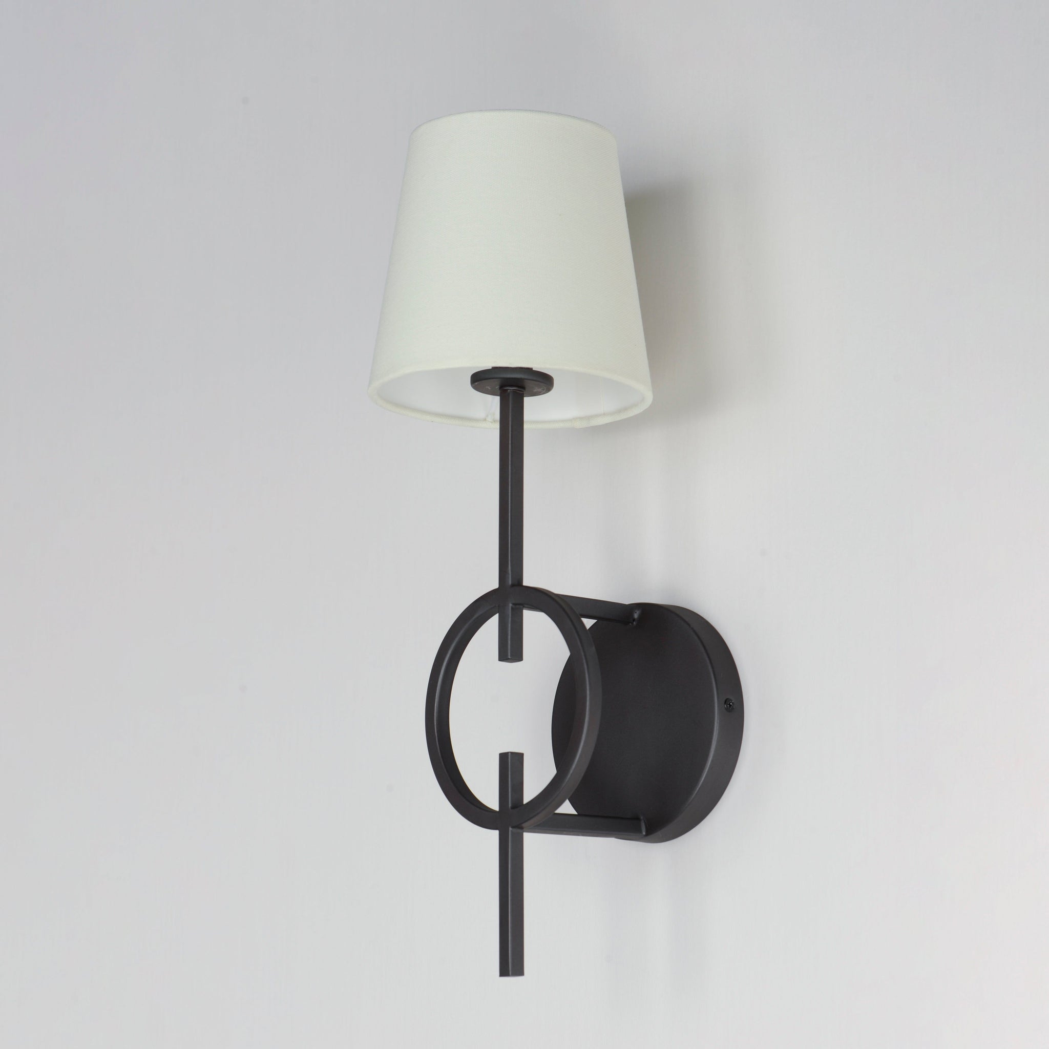 Freyza | Evtalila elegante Vintage-Wandleuchte aus schwarzem Stoff – Vintage-Schlafzimmer und Flur