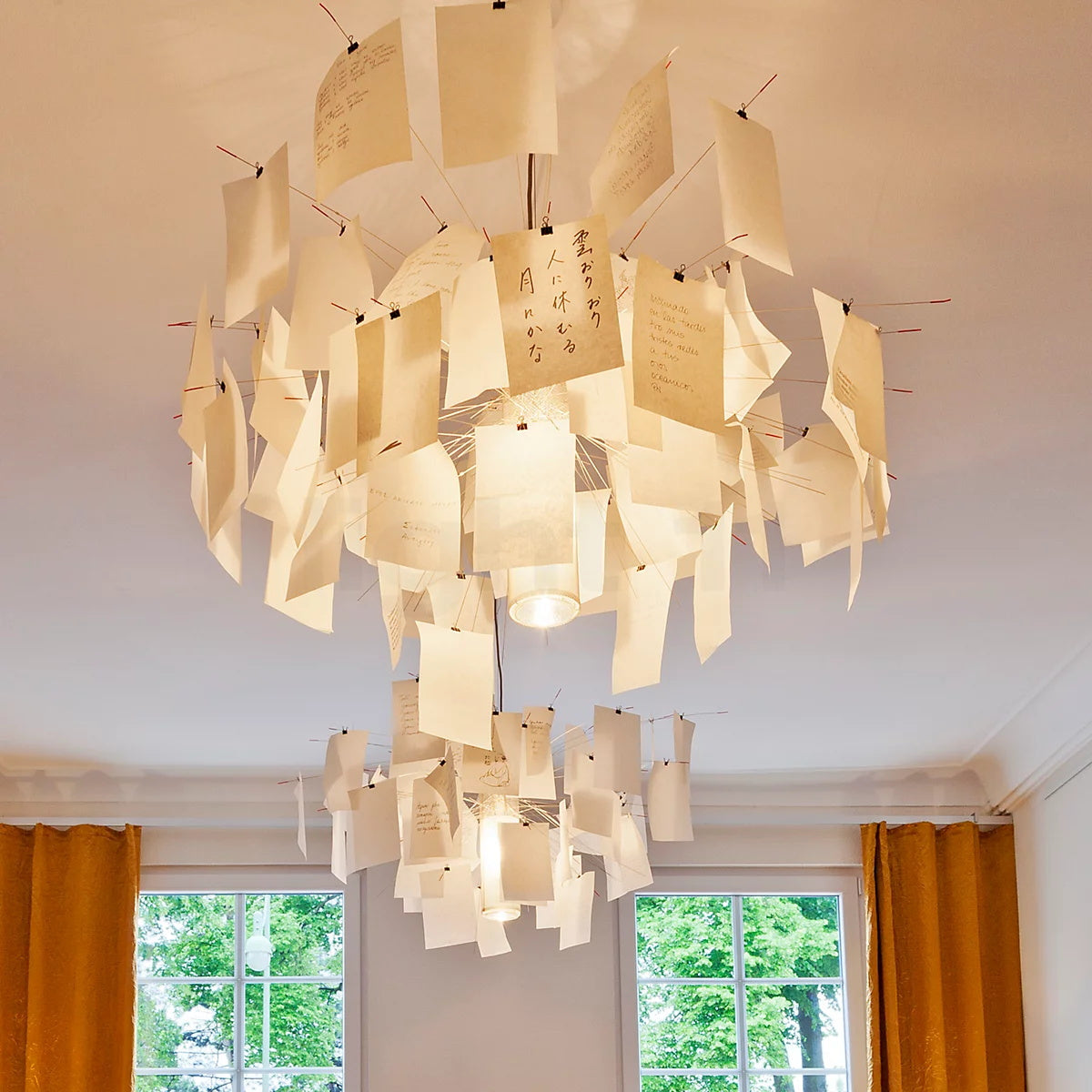 Freyza | Ortheen Paper Chandelier Chandelier – Dining Room Living Room