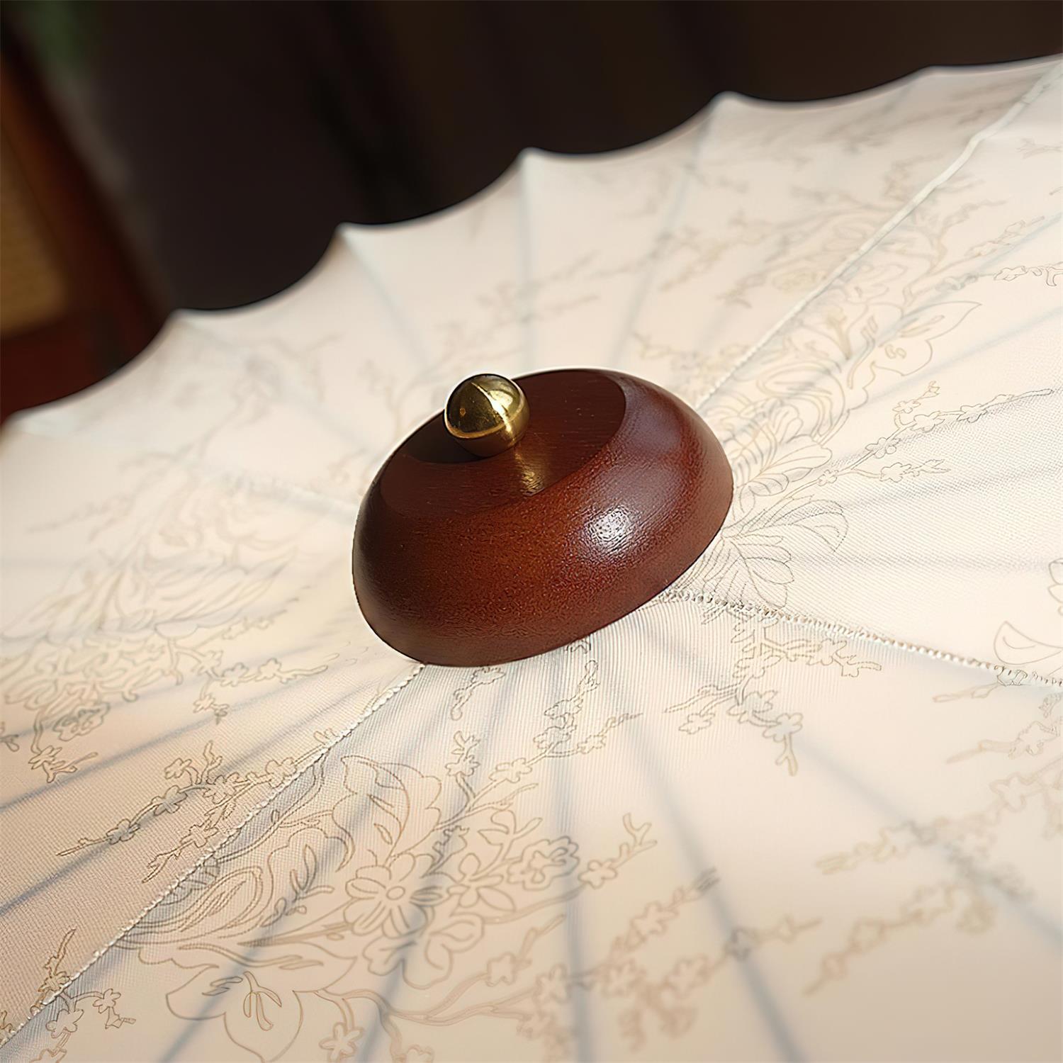 Freyza | Plafonnier en tissu, bois et abat-jour en tissu – chambre, salon
