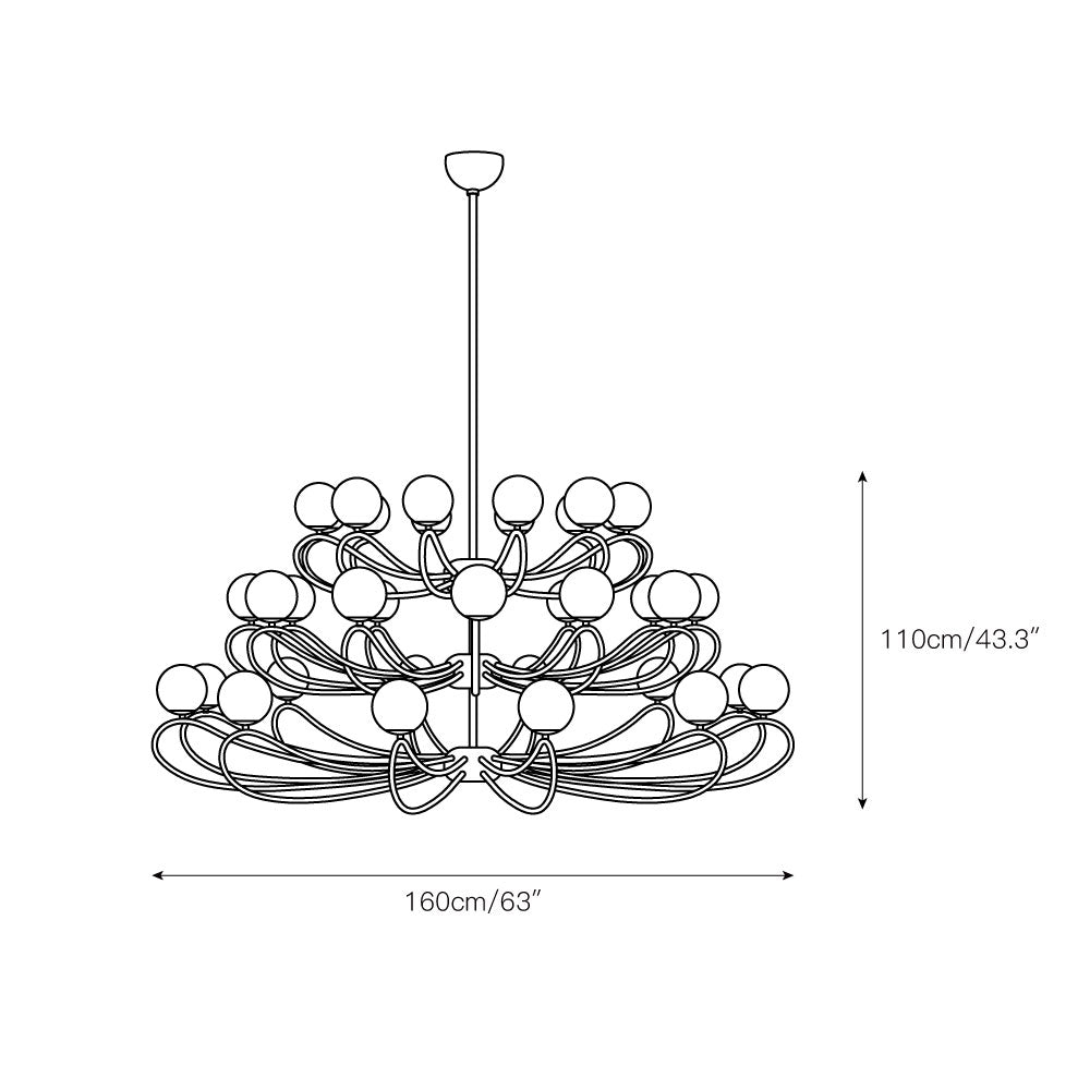 Freyza | Aurlaeir Elegance Vintage Brass Glass Chandelier – Vintage Dining Room Living Room
