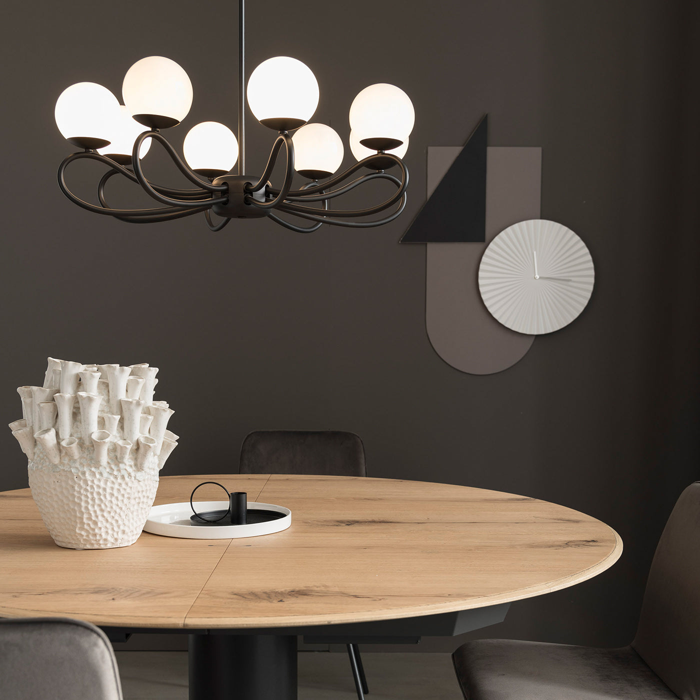 Freyza | Aurlaeir Elegance Vintage Brass Glass Chandelier – Vintage Dining Room Living Room