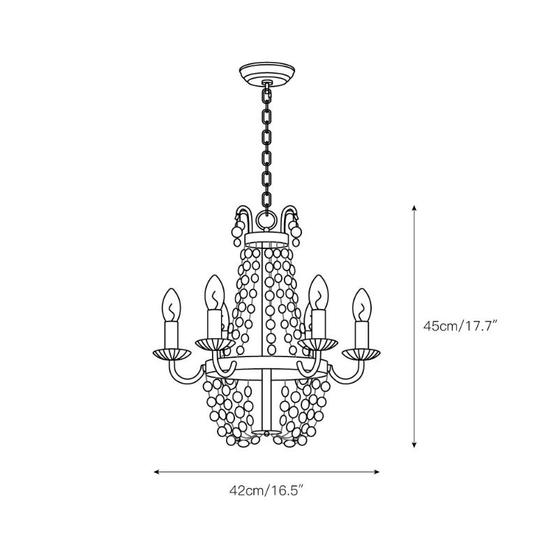 Freyza | Oraeisra Vintage Flea Crystal Chandelier – Vintage Dining Room Living Room