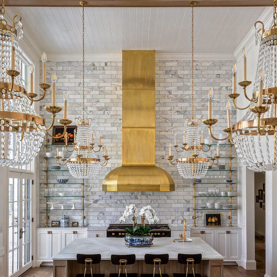 Freyza | Oraeisra Vintage Flea Crystal Chandelier – Vintage Dining Room Living Room