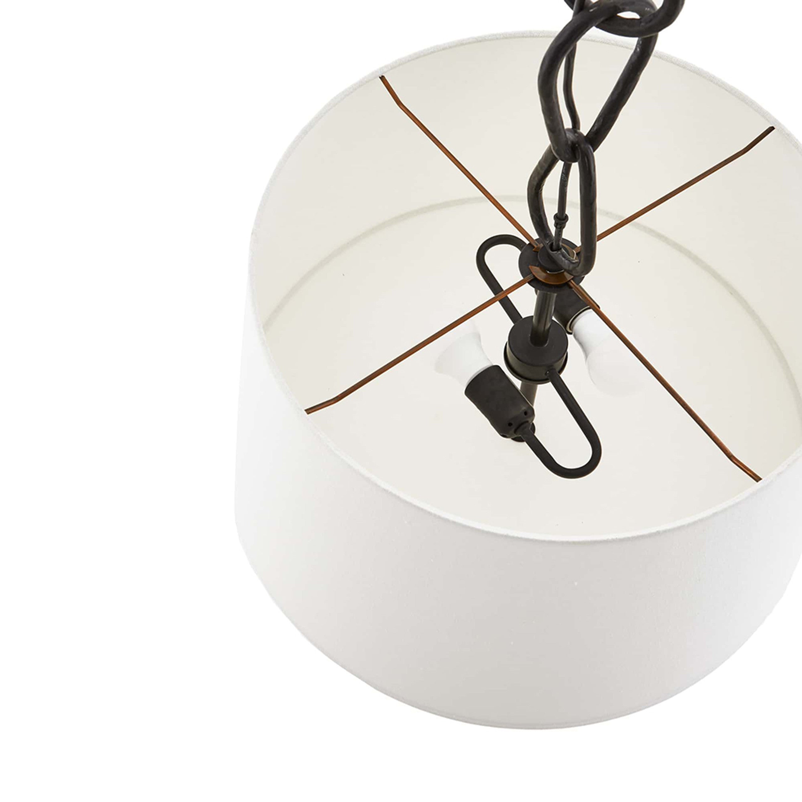 Freyza | Zesilira Vintage Fabric Fabric Pendant Light – Vintage Kitchen Dining Room
