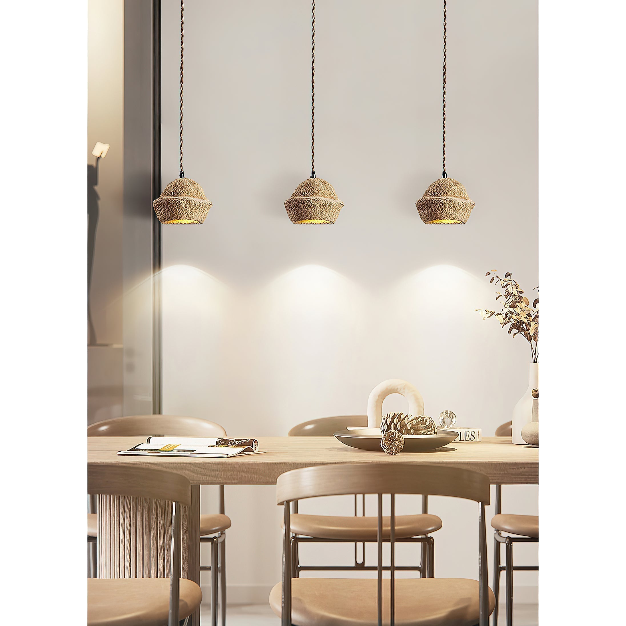 Freyza | Evshaora Affenschalen-Pendelleuchte – Küche, Esszimmer