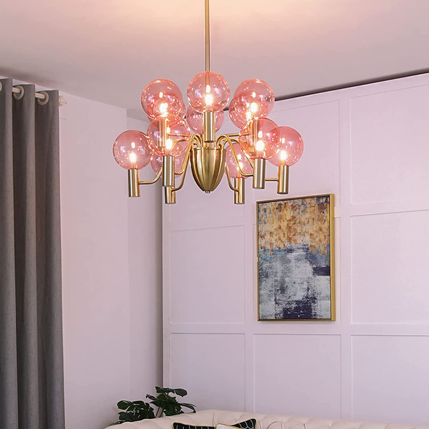 Freyza | Evmarara Postmodern Luxury Glass Chandelier – Modern Dining Room Living Room