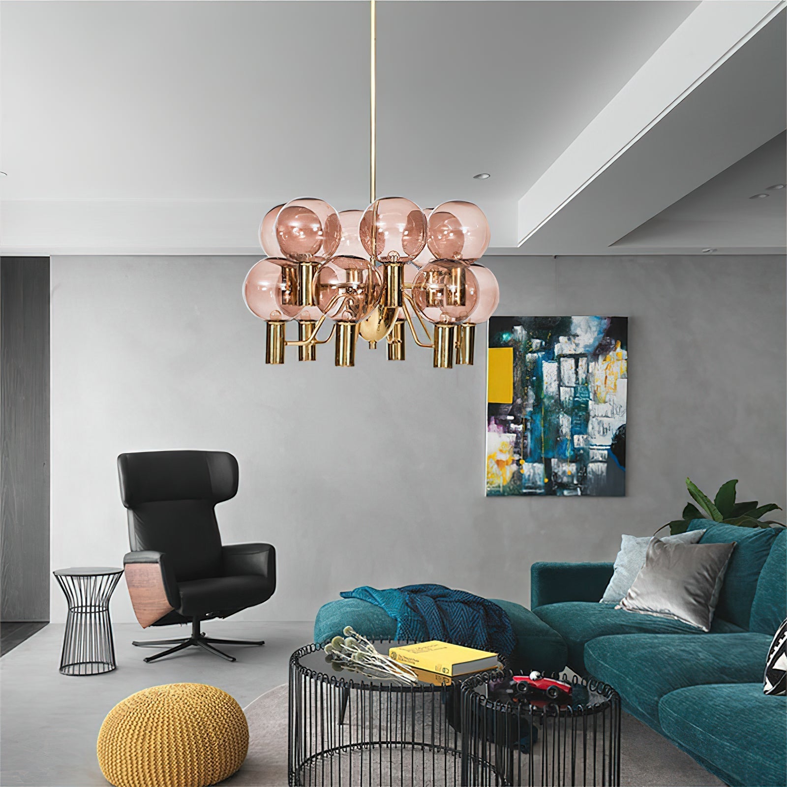Freyza | Evmarara Postmodern Luxury Glass Chandelier – Modern Dining Room Living Room