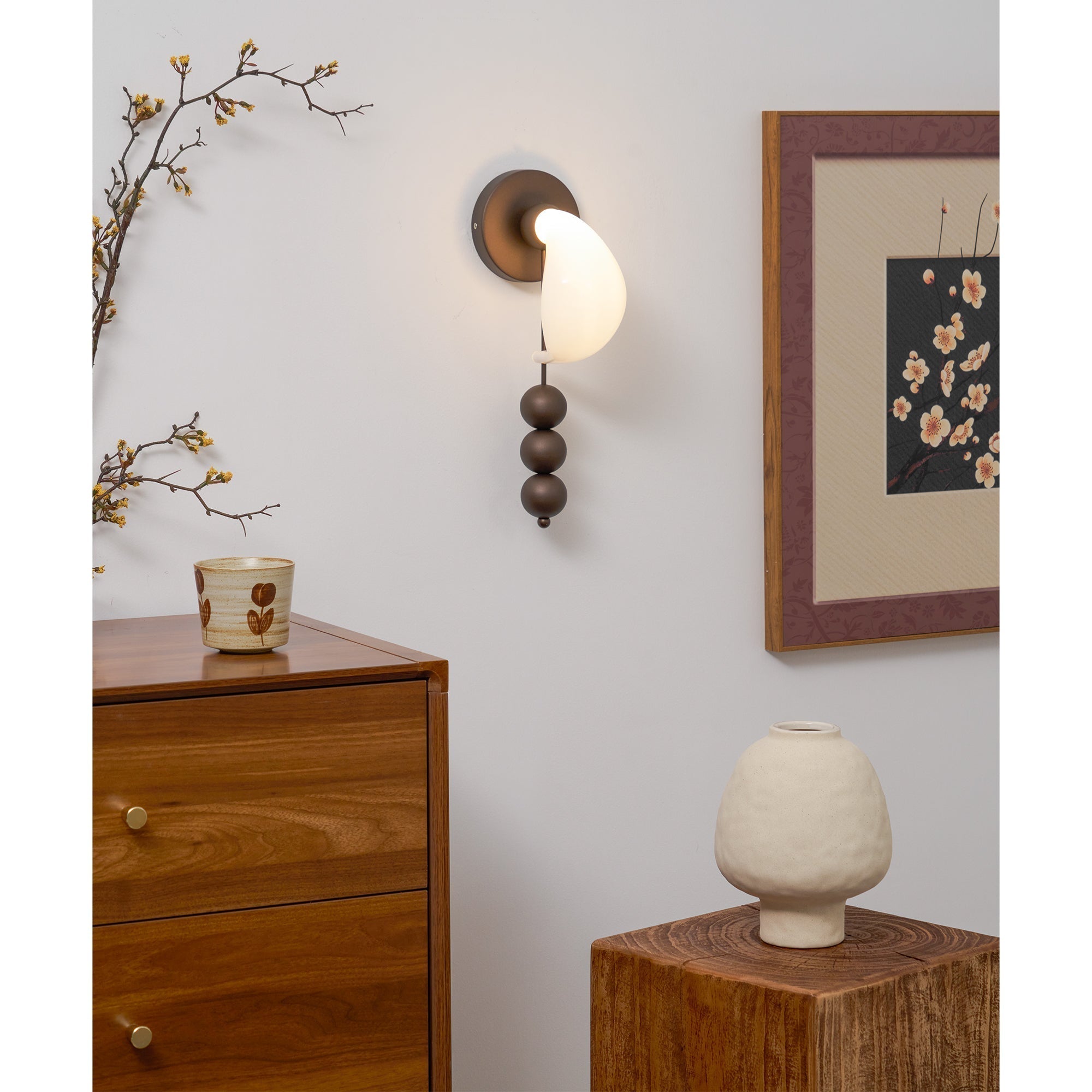 Freyza | Applique murale en verre créative Vesilara – chambre, couloir