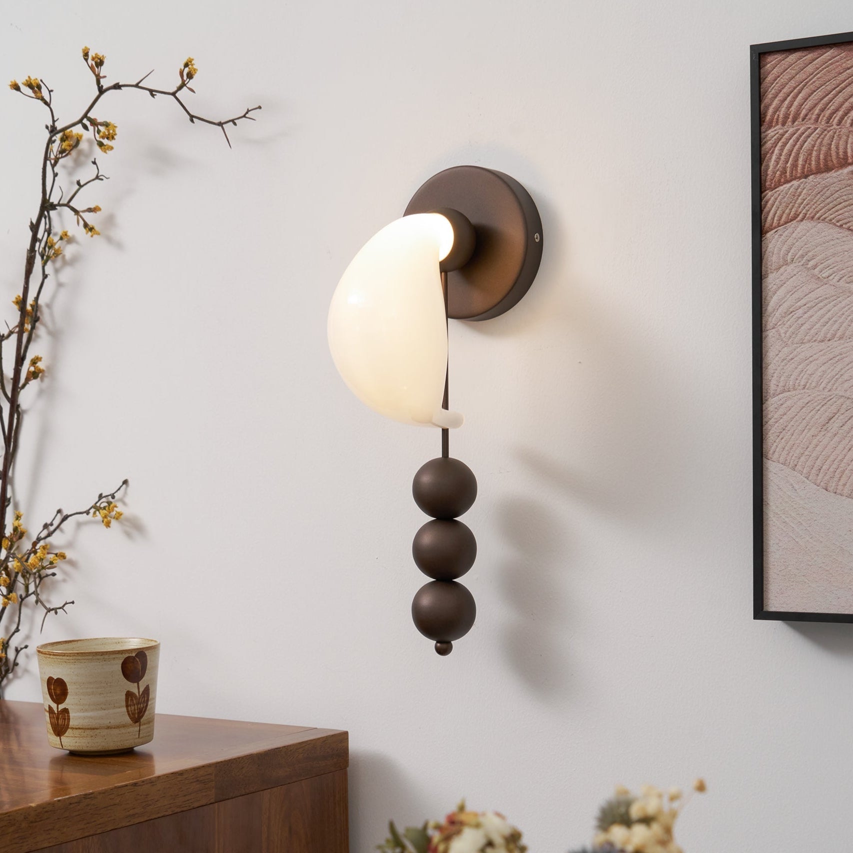 Freyza | Applique murale en verre créative Vesilara – chambre, couloir