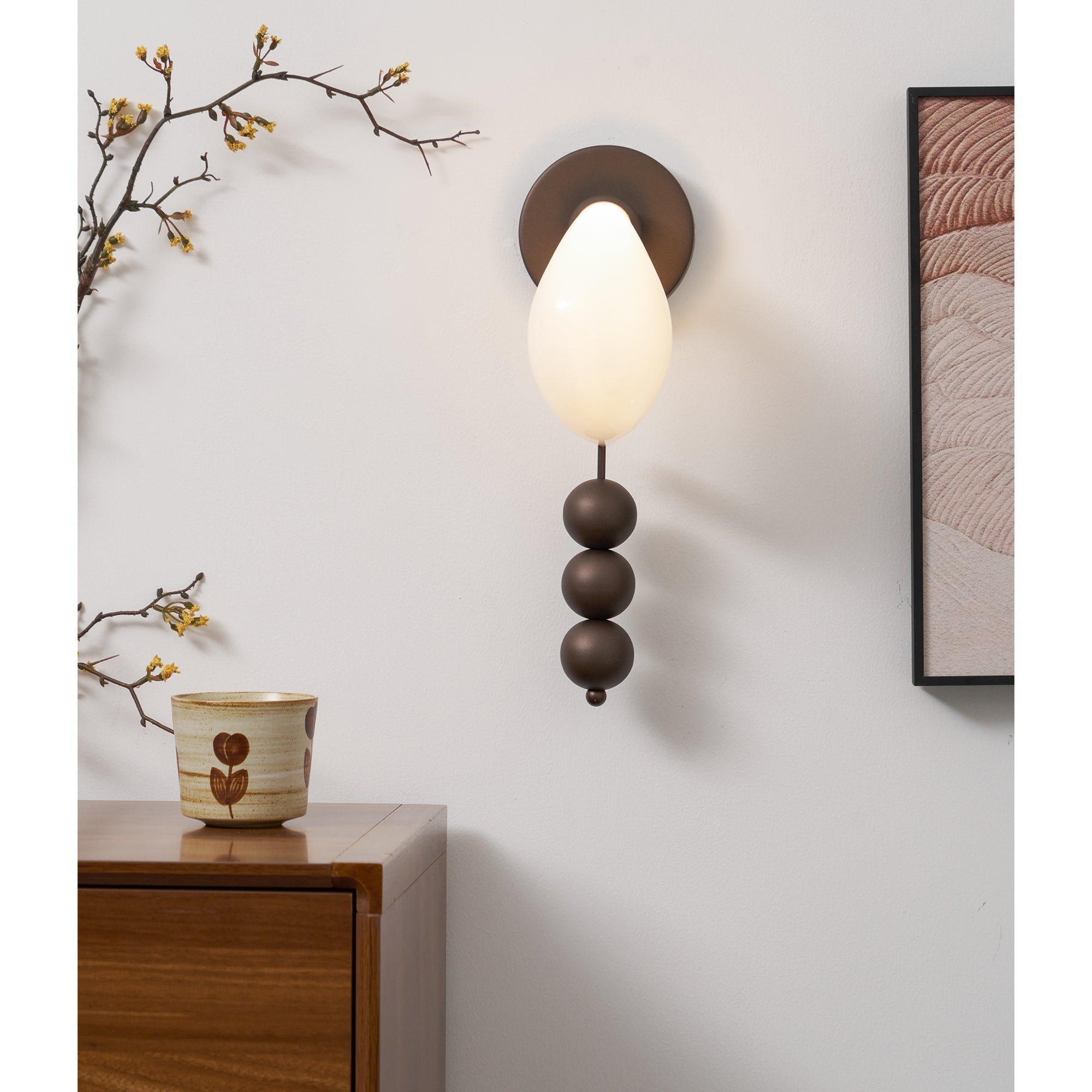 Freyza | Applique murale en verre créative Vesilara – chambre, couloir