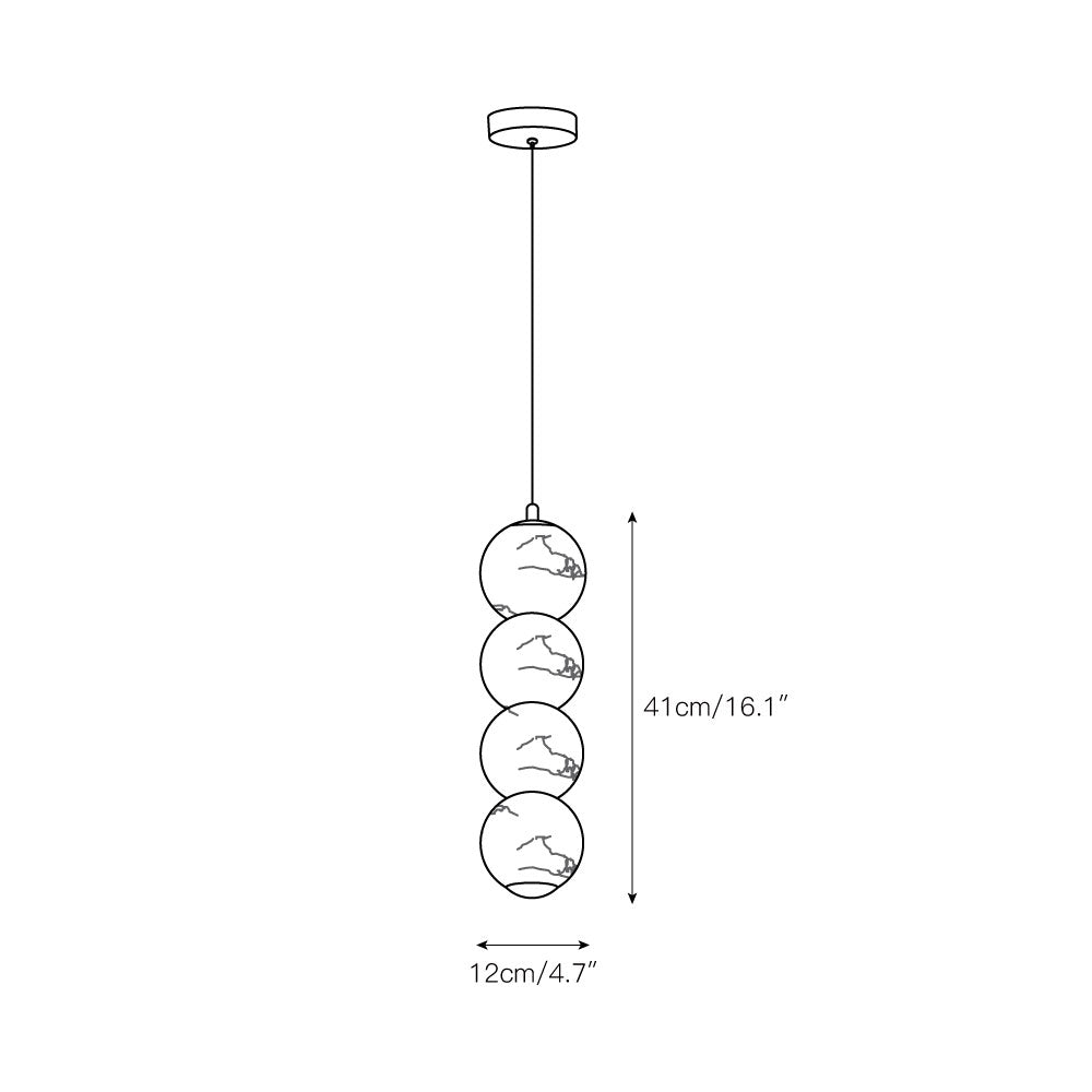 Freyza | Elore Pearl Alabaster Pendant Light – Kitchen Dining Room