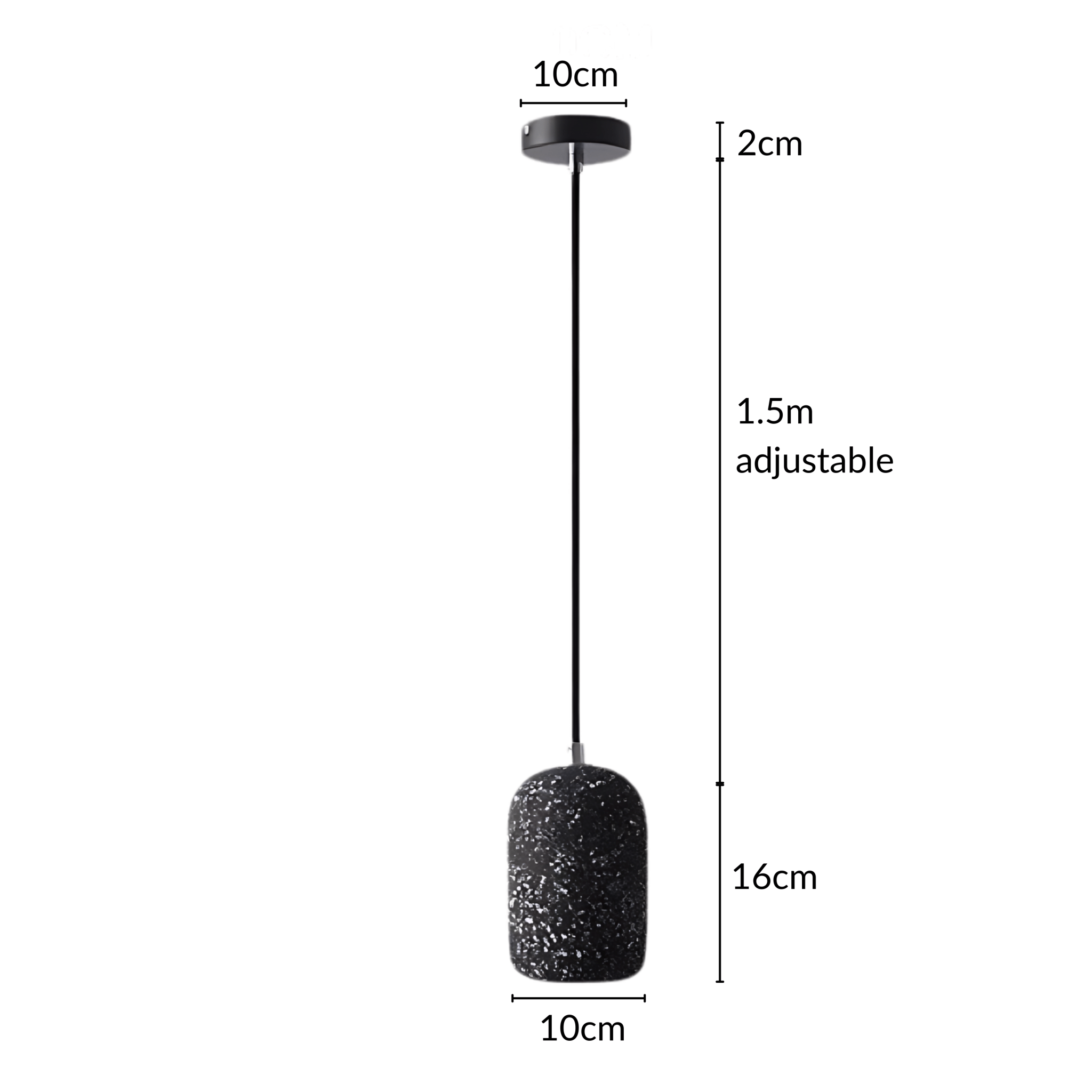 Freyza - PebbleLight | Stylish Modern Cement Pendant Lighting for Kitchen Island
