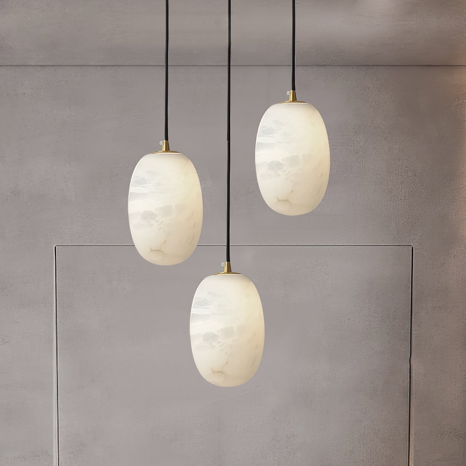 Suspension Freyza | Vevelila en albâtre – Cuisine et salle à manger