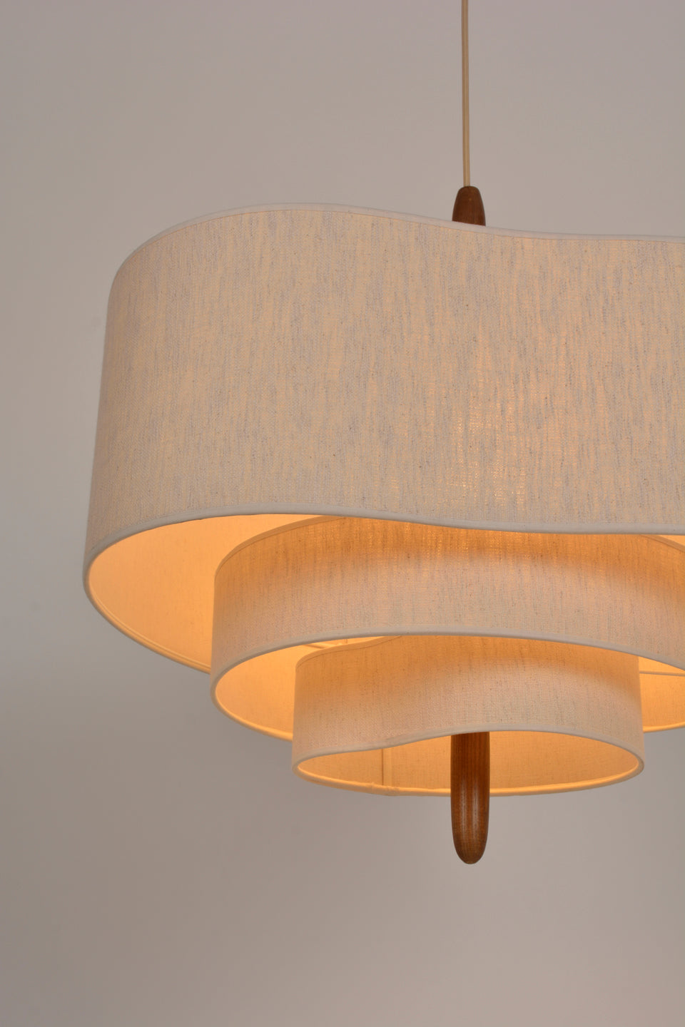 Freyza | Altheus Nordic Pebble Fabric Pendant Light – Nordic Kitchen Dining Room