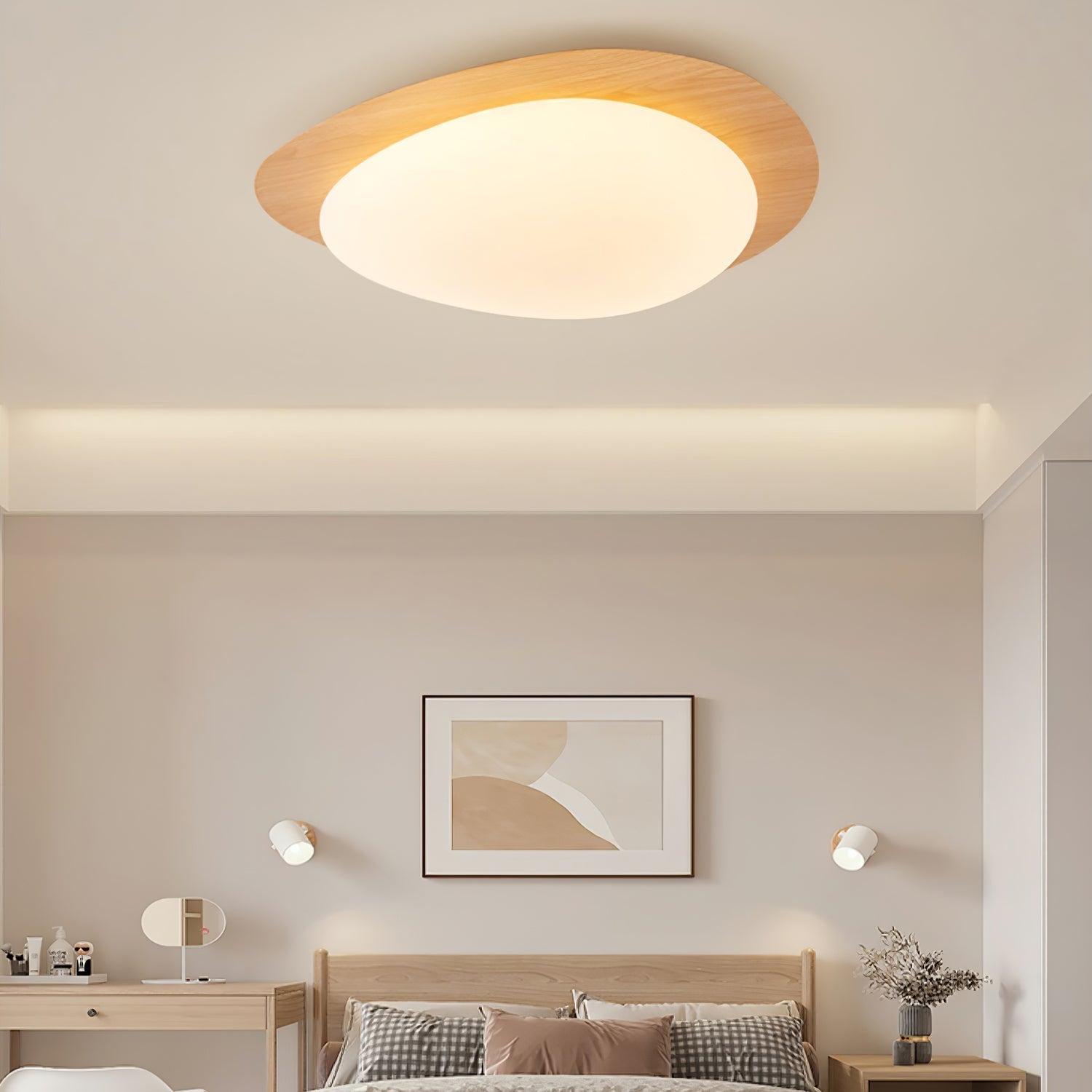 Freyza | Plafonnier à montage affleurant – Chambre, couloir, cuisine