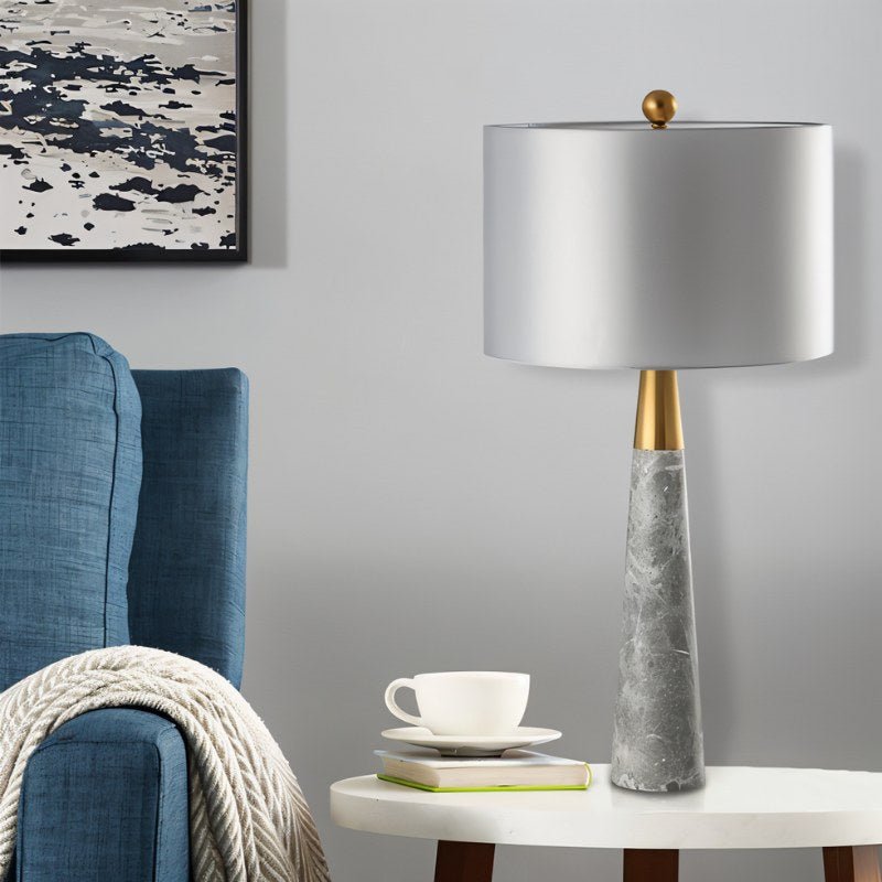 Pelane | Elegant Modern Marble Table Lamp for Bedside or Living Room 0
