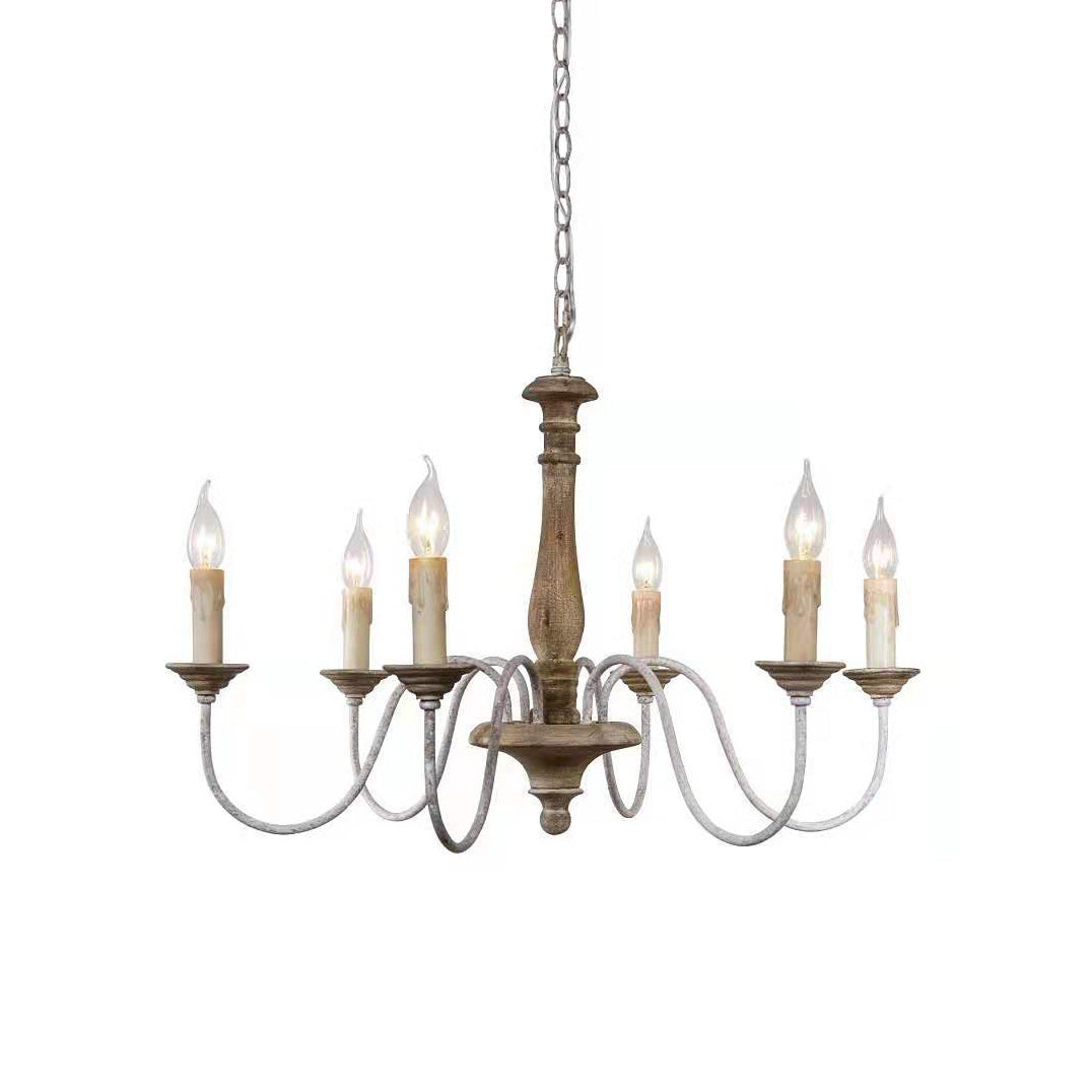 Freyza | Syshaeth Vintage Industrial Wood Chandelier – Industrial Dining Room Living Room