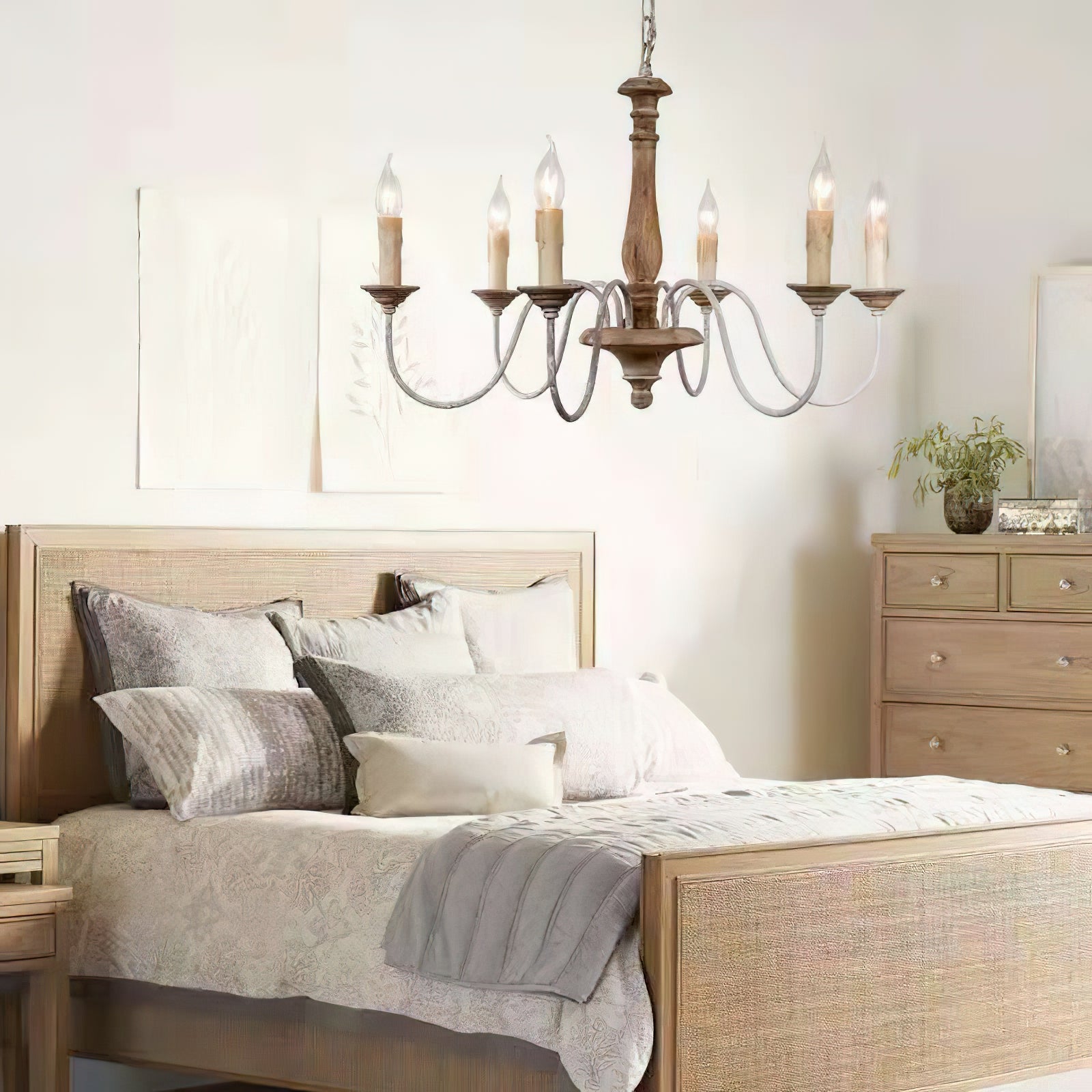 Freyza | Syshaeth Vintage Industrial Wood Chandelier – Industrial Dining Room Living Room