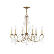 Freyza | Mysorarae Lustre postmoderne de luxe en laiton et cristal – Salle à manger et salon modernes