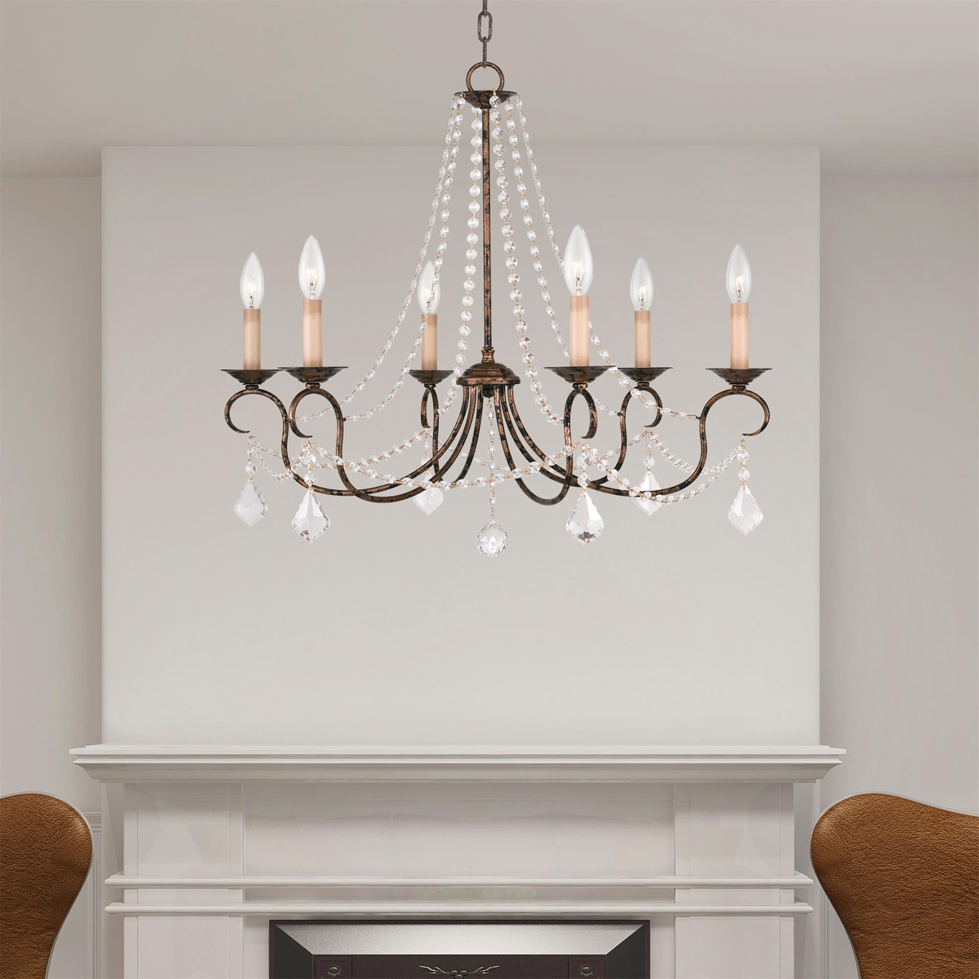 Freyza | Mysorarae Lustre postmoderne de luxe en laiton et cristal – Salle à manger et salon modernes